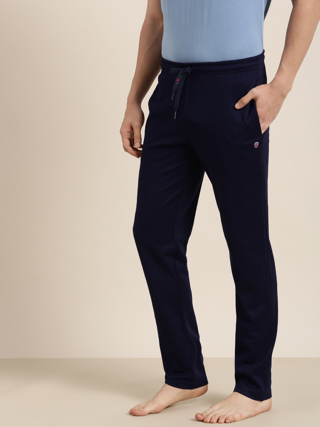 Sweet Dreams Men Navy Blue Solid Regular Fit Mid-Rise Knitted Straight Lounge Pants
Sweet Dreams Men Navy Blue Solid Regular Fit Mid-Rise Knitted Straight Lounge Pants
