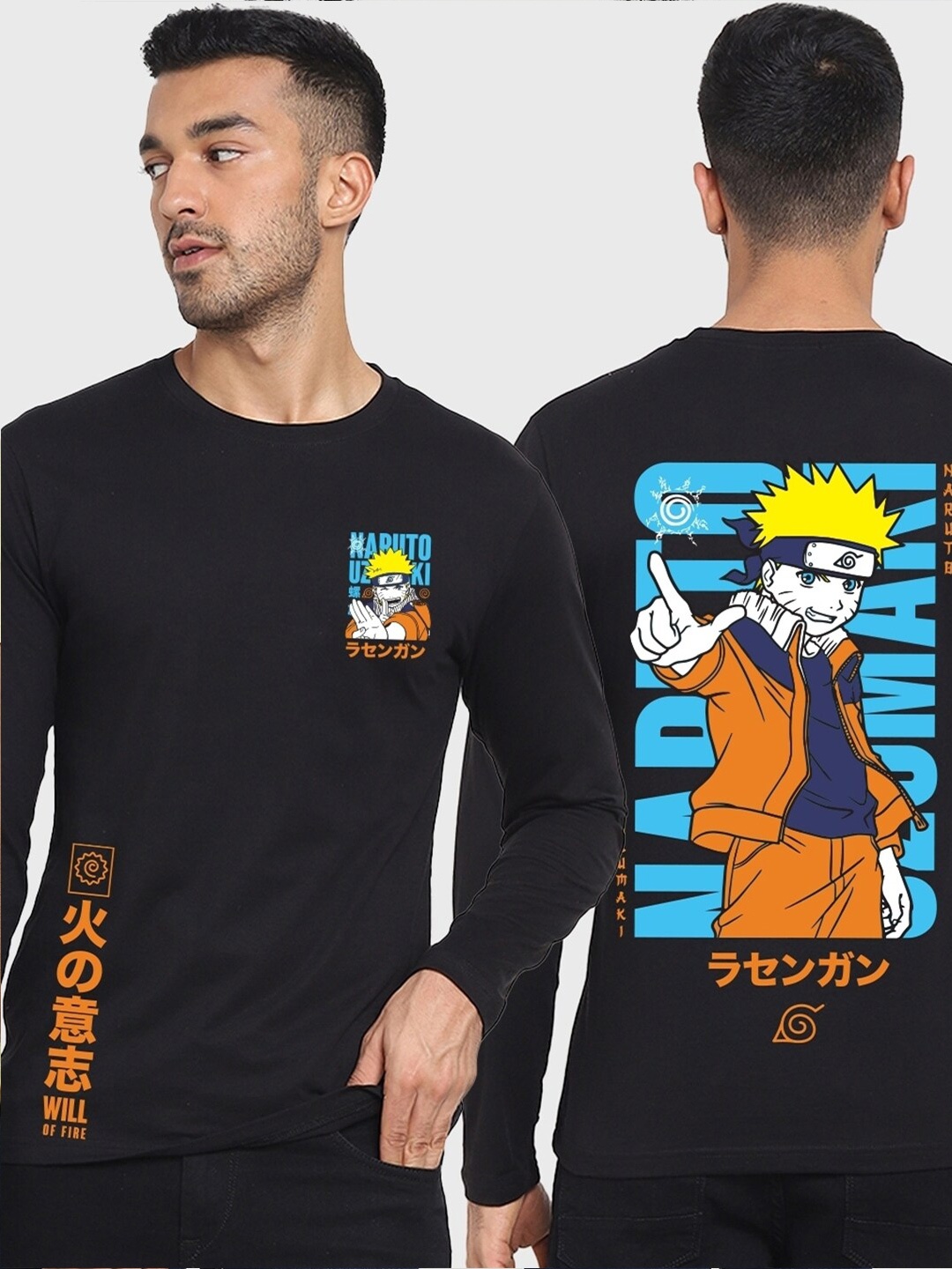 Bewakoof Men Black Printed T-shirt