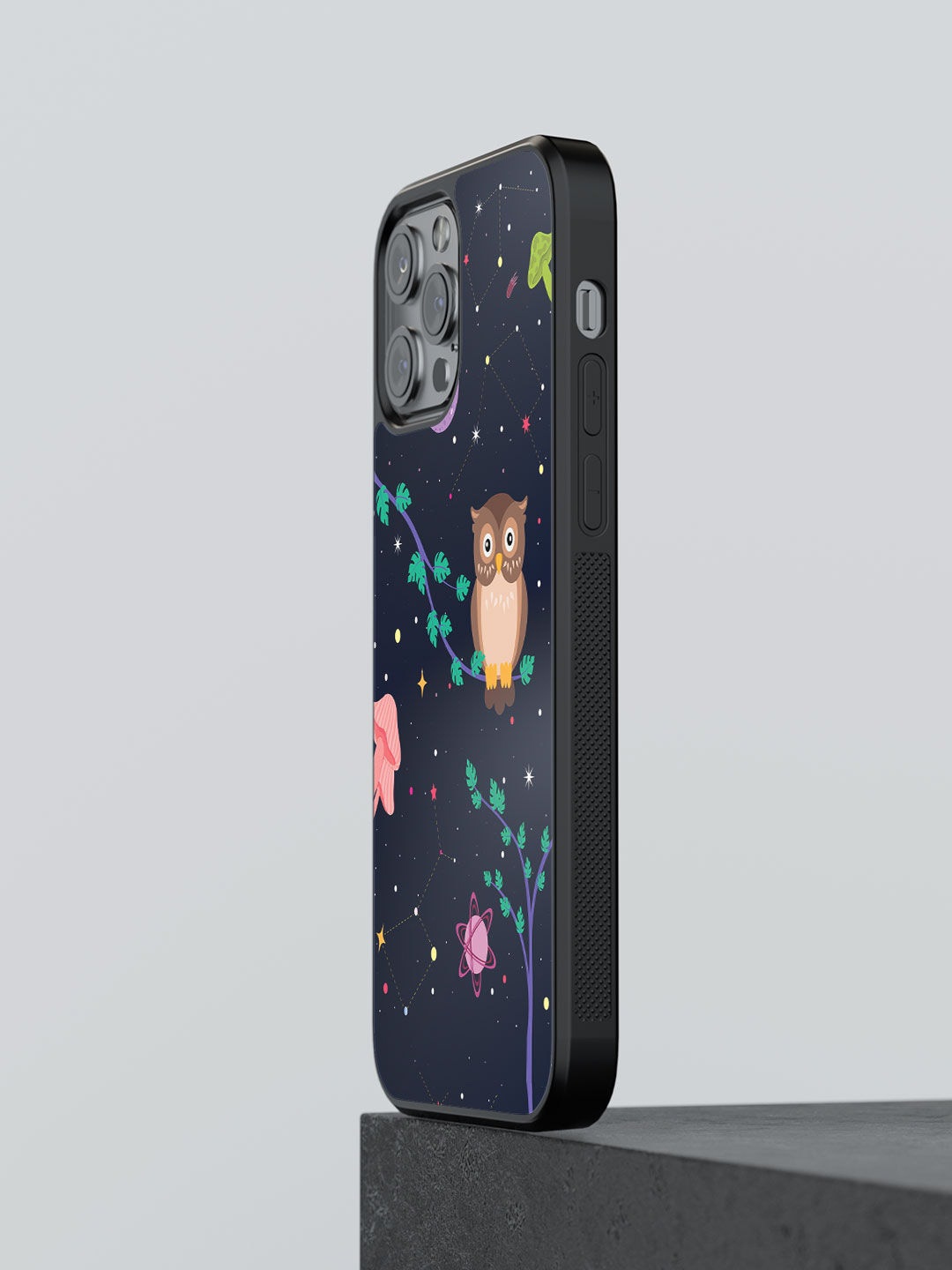 macmerise Blue & Green Space Owl Printed iPhone 13 Pro Bumper Mobile Phone Case, Navy blue
macmerise Blue & Green Space Owl Printed iPhone 13 Pro Bumper Mobile Phone Case, Navy blue