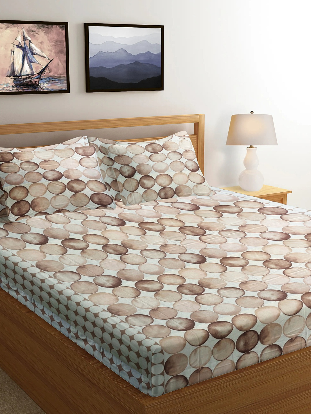 White Loom Brown & Green Geometric 180 TC Pure Cotton Queen Bedsheet with 2 Pillow Covers
White Loom Brown & Green Geometric 180 TC Pure Cotton Queen Bedsheet with 2 Pillow Covers