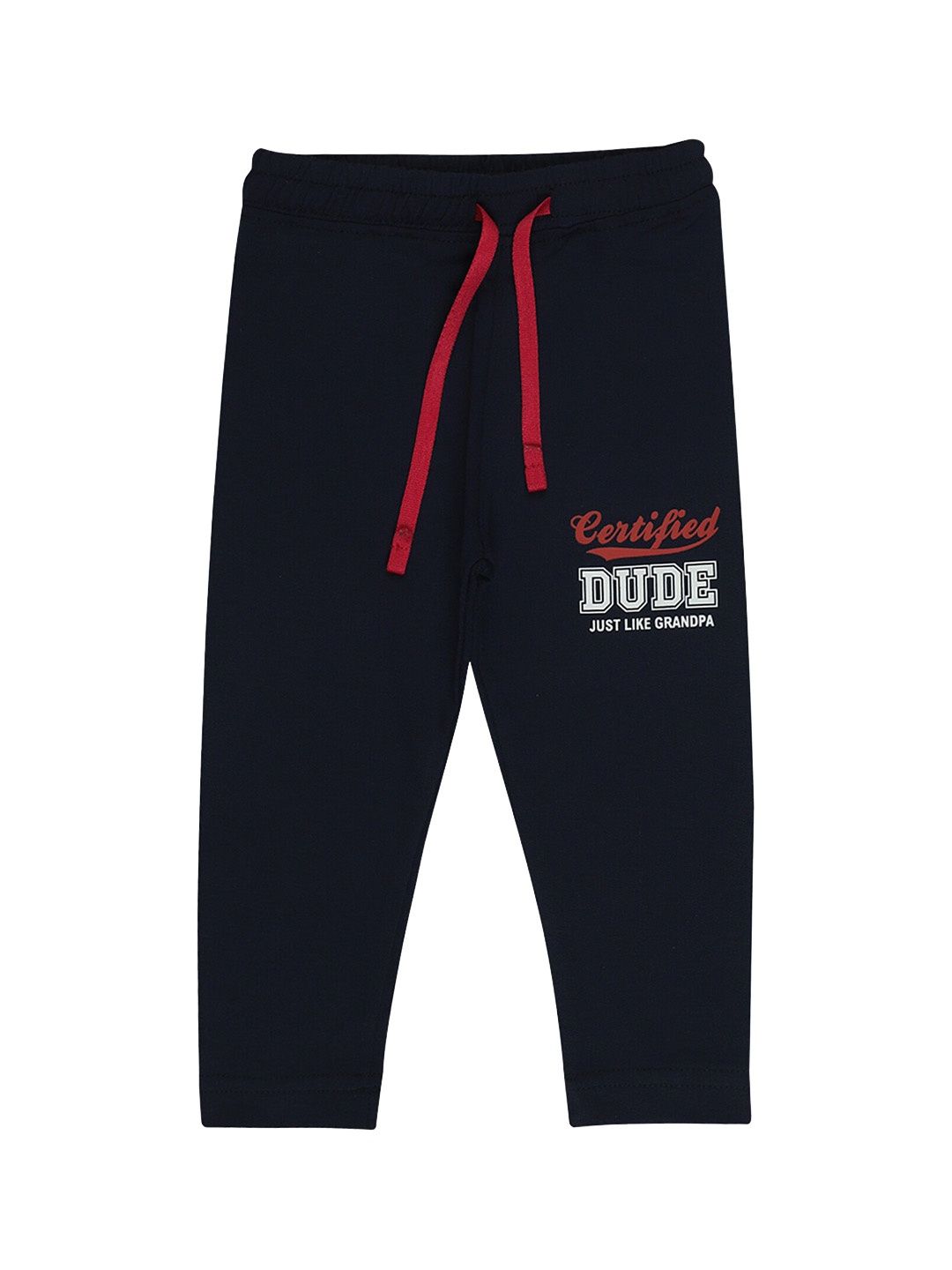 Bodycare Kids Boys Antiviral & Antibacterial Navy Blue & Red Typography Cotton Track Pants
Bodycare Kids Boys Antiviral & Antibacterial Navy Blue & Red Typography Cotton Track Pants