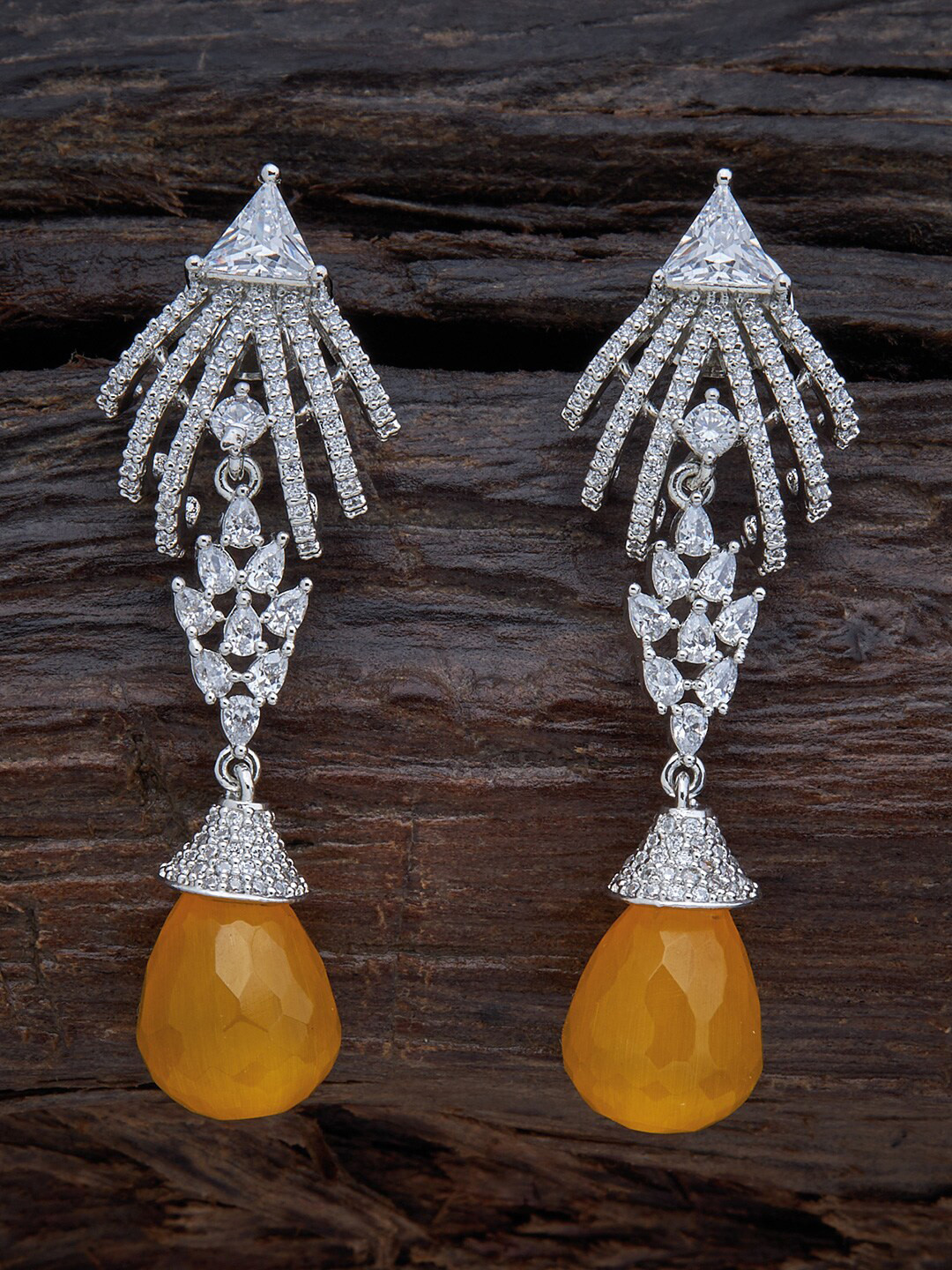 Kushal's Fashion Jewellery Yellow & Rhodium Plated Contemporary Drop Earrings
Kushal's Fashion Jewellery Yellow & Rhodium Plated Contemporary Drop Earrings