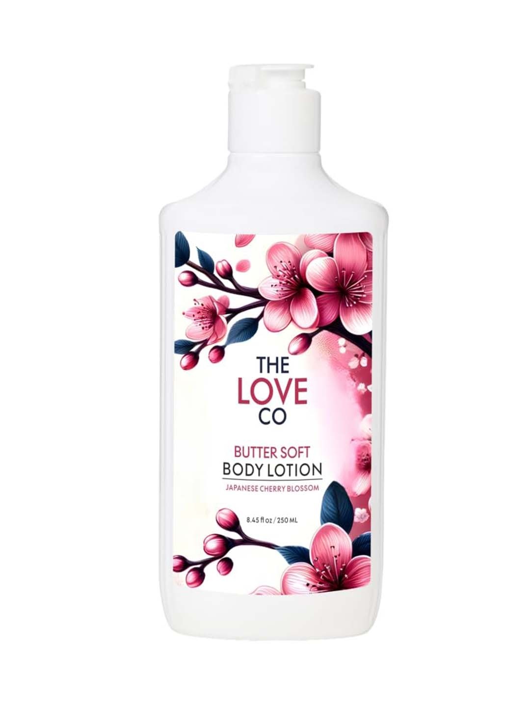 THE LOVE CO. Japanese Cherry Blossom Vitamin E & Shea Super Smooth Body Lotion 250ml, White
THE LOVE CO. Japanese Cherry Blossom Vitamin E & Shea Super Smooth Body Lotion 250ml, White