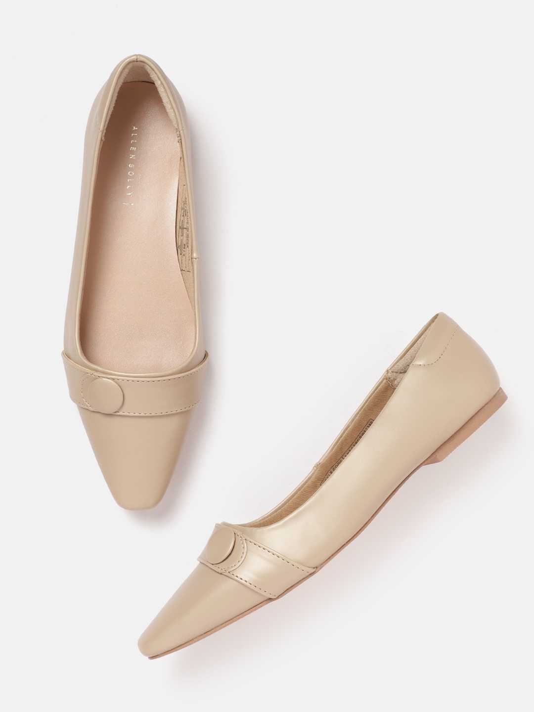 Allen Solly Women Ballerinas, Beige