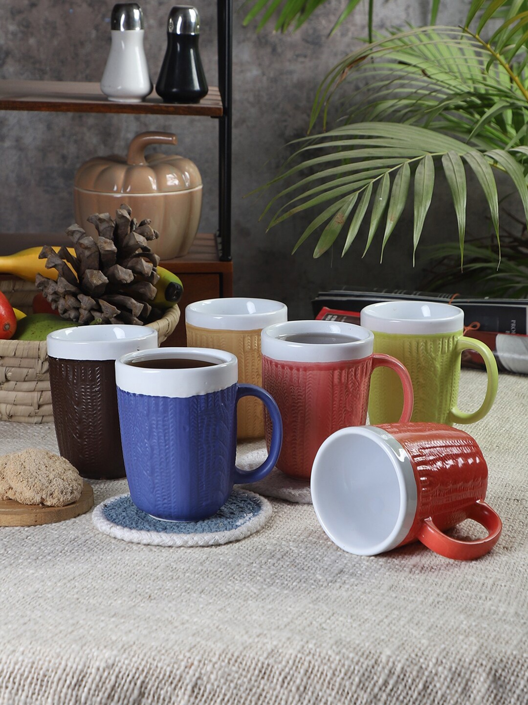 CDI Set Of 6 Dishwasher And Microwave Safe Printed Ceramic Matte Mugs 300 ML Each, Yellow
CDI Set Of 6 Dishwasher And Microwave Safe Printed Ceramic Matte Mugs 300 ML Each, Yellow