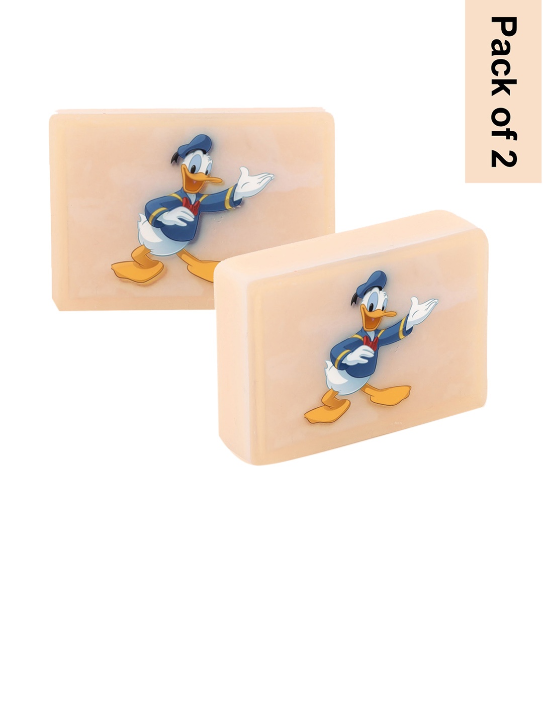 Stay Soapy Set Of 2 Kids 100% Pure & Natural Donald Duck Cartoon Bathing Soap - 100g Each, Pink
Stay Soapy Set Of 2 Kids 100% Pure & Natural Donald Duck Cartoon Bathing Soap - 100g Each, Pink