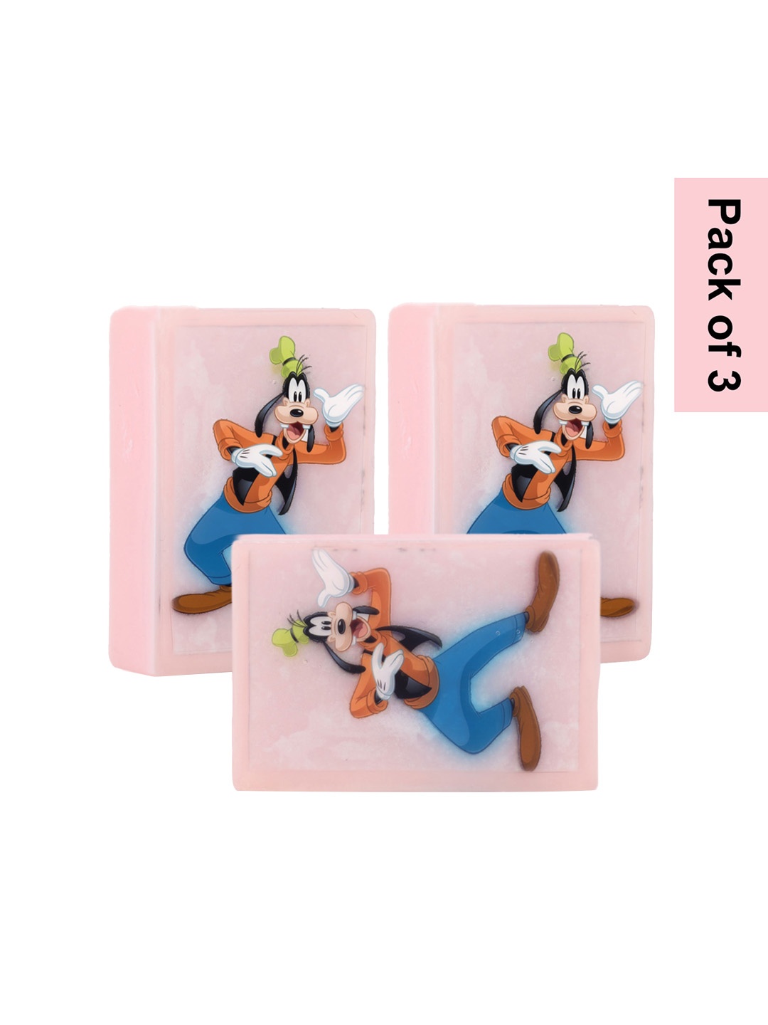 Stay Soapy Set Of 3 Goofy CARTOON Bathing Soap - 100% Pure & Natural 360ml, Transparent
Stay Soapy Set Of 3 Goofy CARTOON Bathing Soap - 100% Pure & Natural 360ml, Transparent
