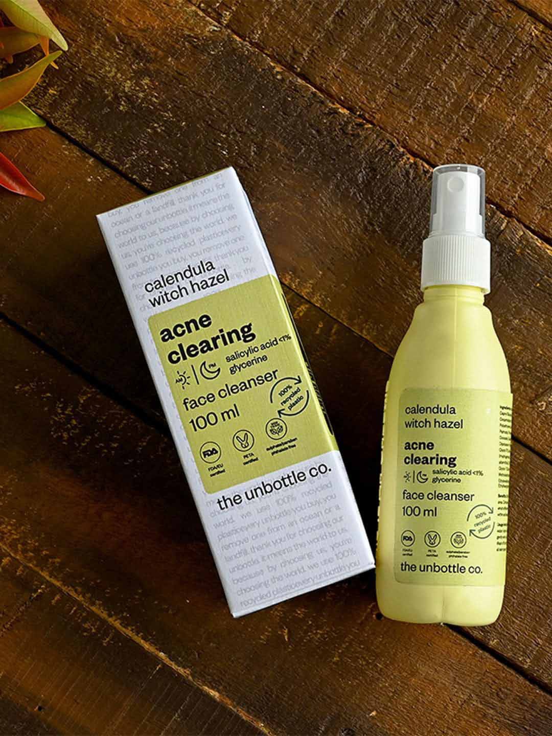 The Unbottle Co Acne Clearing Face Cleanser Proven To Fight Acne & Dark Spots 100 ml, Transparent
The Unbottle Co Acne Clearing Face Cleanser Proven To Fight Acne & Dark Spots 100 ml, Transparent