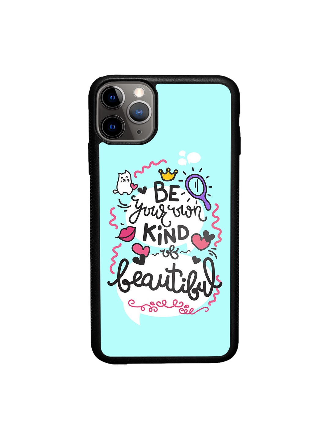 macmerise Blue & White Printed iPhone 11 Pro Max Bumper Mobile Phone Case
