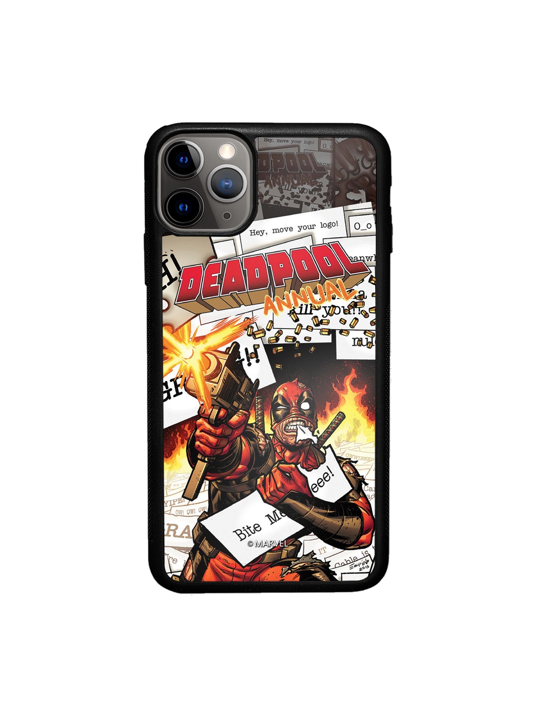 macmerise Black & Red Comic Deadpool Printed iPhone 11 Pro Max Bumper Phone Back Case
macmerise Black & Red Comic Deadpool Printed iPhone 11 Pro Max Bumper Phone Back Case