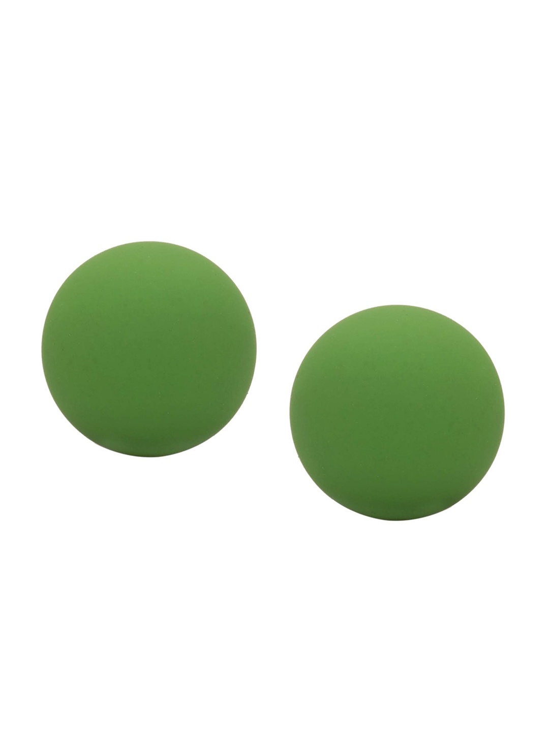 Adwitiya Collection Green Classic Studs Earrings