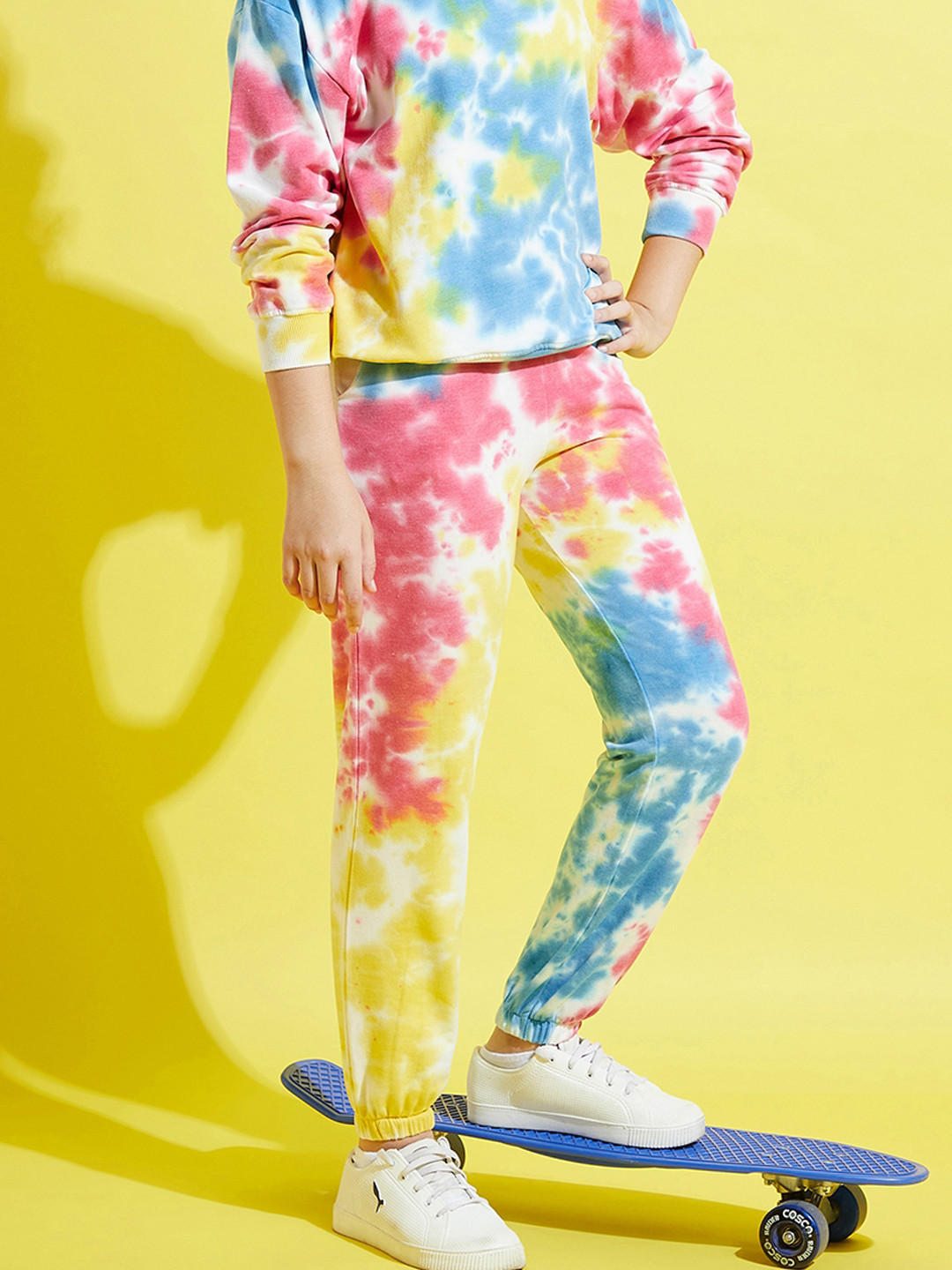 Noh.Voh - SASSAFRAS Kids Girls Blue & Pink Tie & Dye Printed Joggers
Noh.Voh - SASSAFRAS Kids Girls Blue & Pink Tie & Dye Printed Joggers