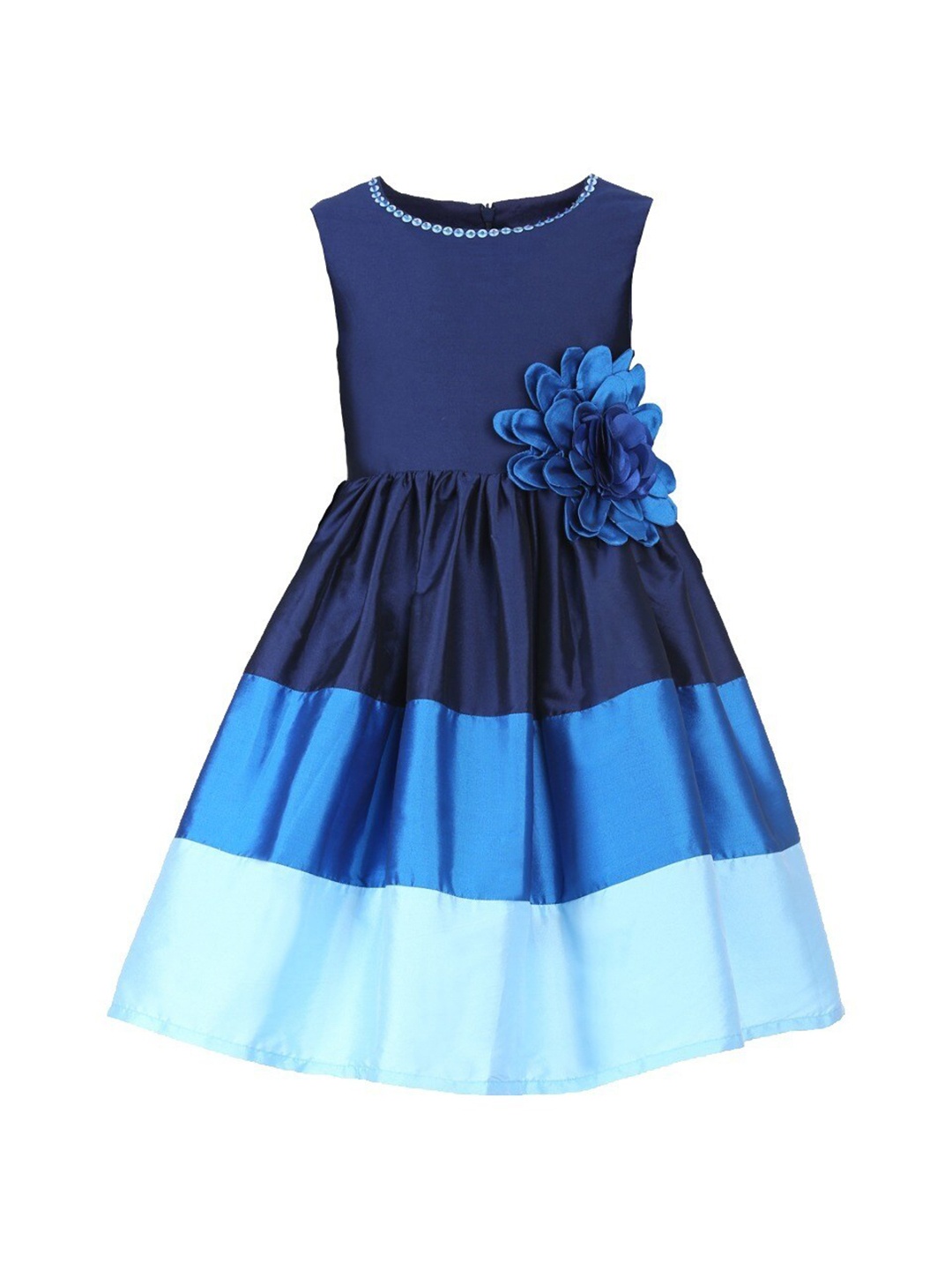 A Little Fable Girls Navy Blue & Turquoise Blue Colourblocked Applique Dress
A Little Fable Girls Navy Blue & Turquoise Blue Colourblocked Applique Dress