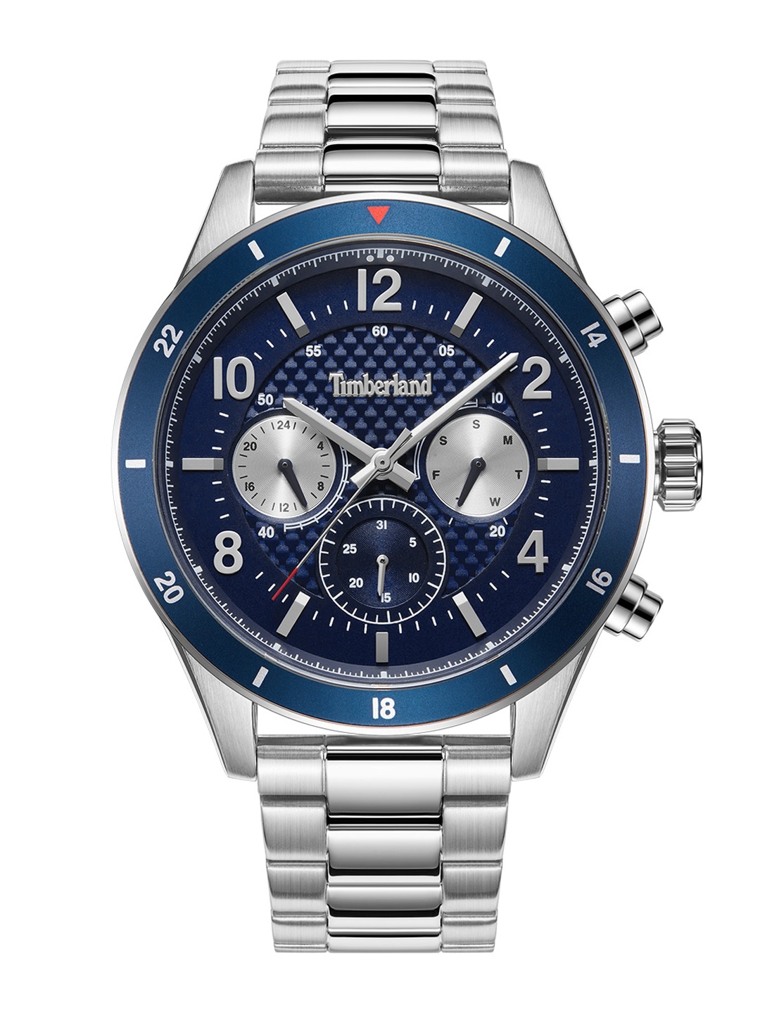 Timberland Men Blue Dial & Silver Toned Bracelet Style Strap Analogue Watch TDWGK2201005, Navy blue
Timberland Men Blue Dial & Silver Toned Bracelet Style Strap Analogue Watch TDWGK2201005, Navy blue