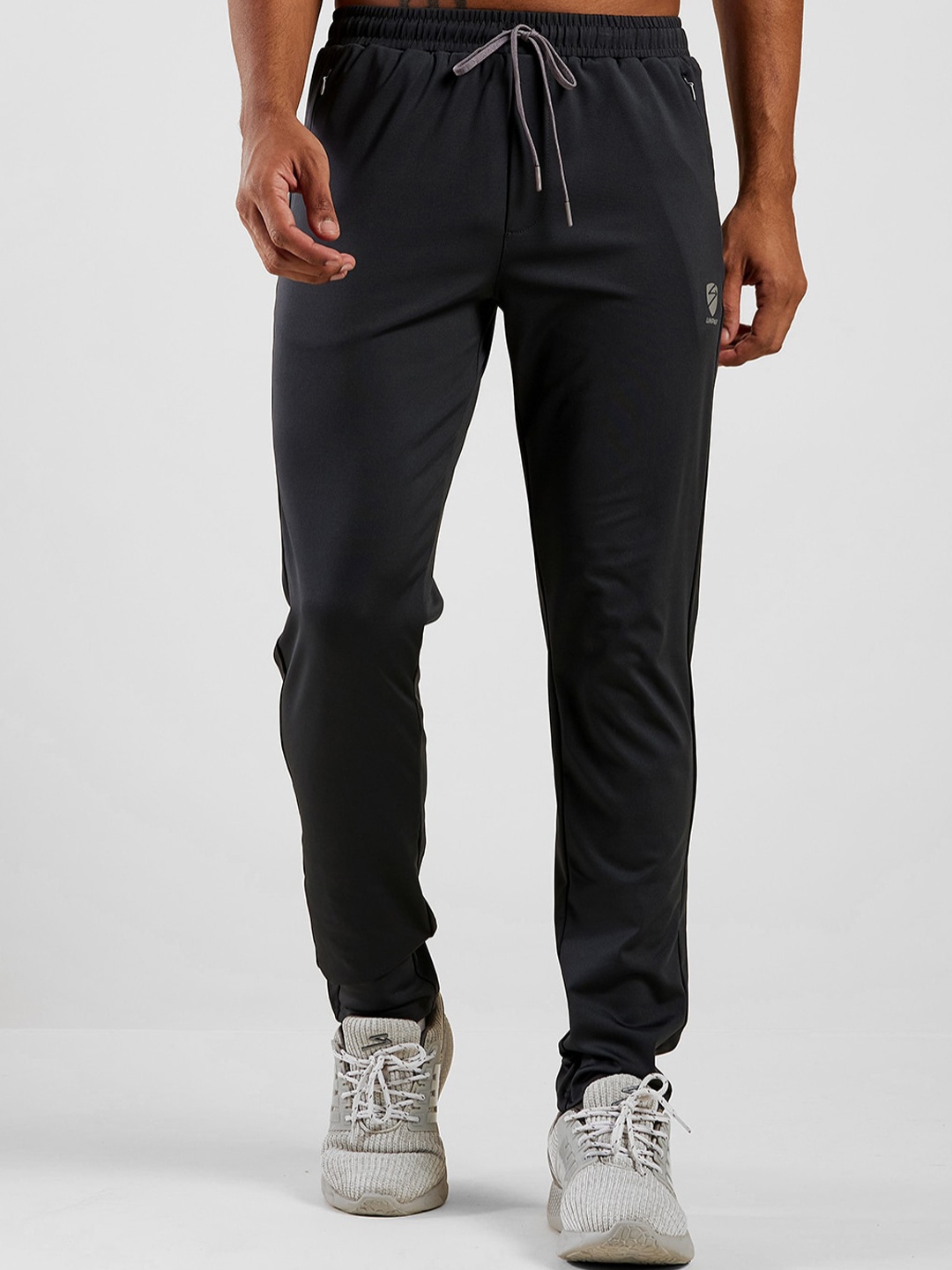 UNPAR Men Grey Solid Regular Fi Track Pants