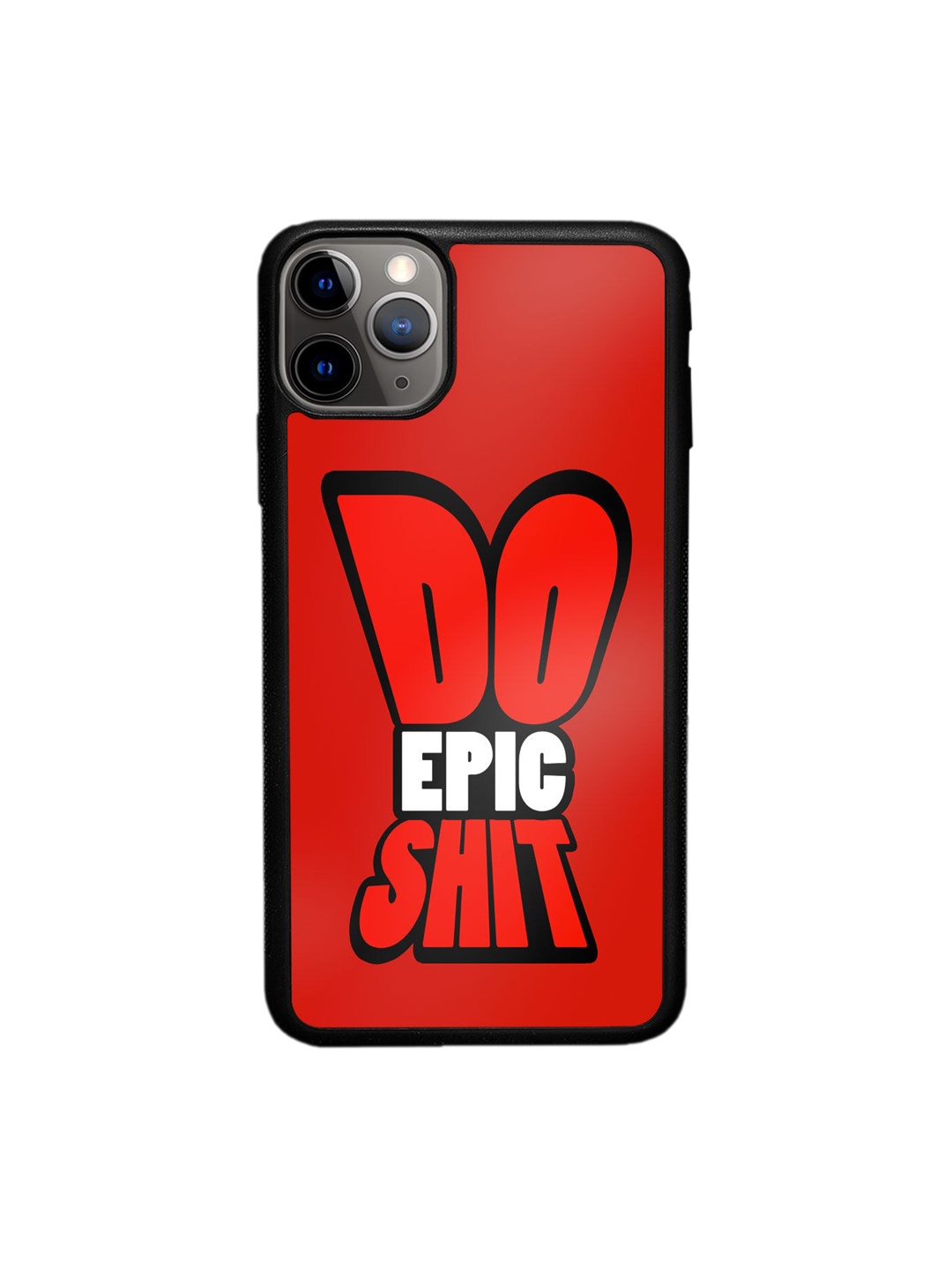 macmerise Black & Red Printed Do Epic Shit Design iPhone 11 Pro Bumper Phone Back Case
macmerise Black & Red Printed Do Epic Shit Design iPhone 11 Pro Bumper Phone Back Case