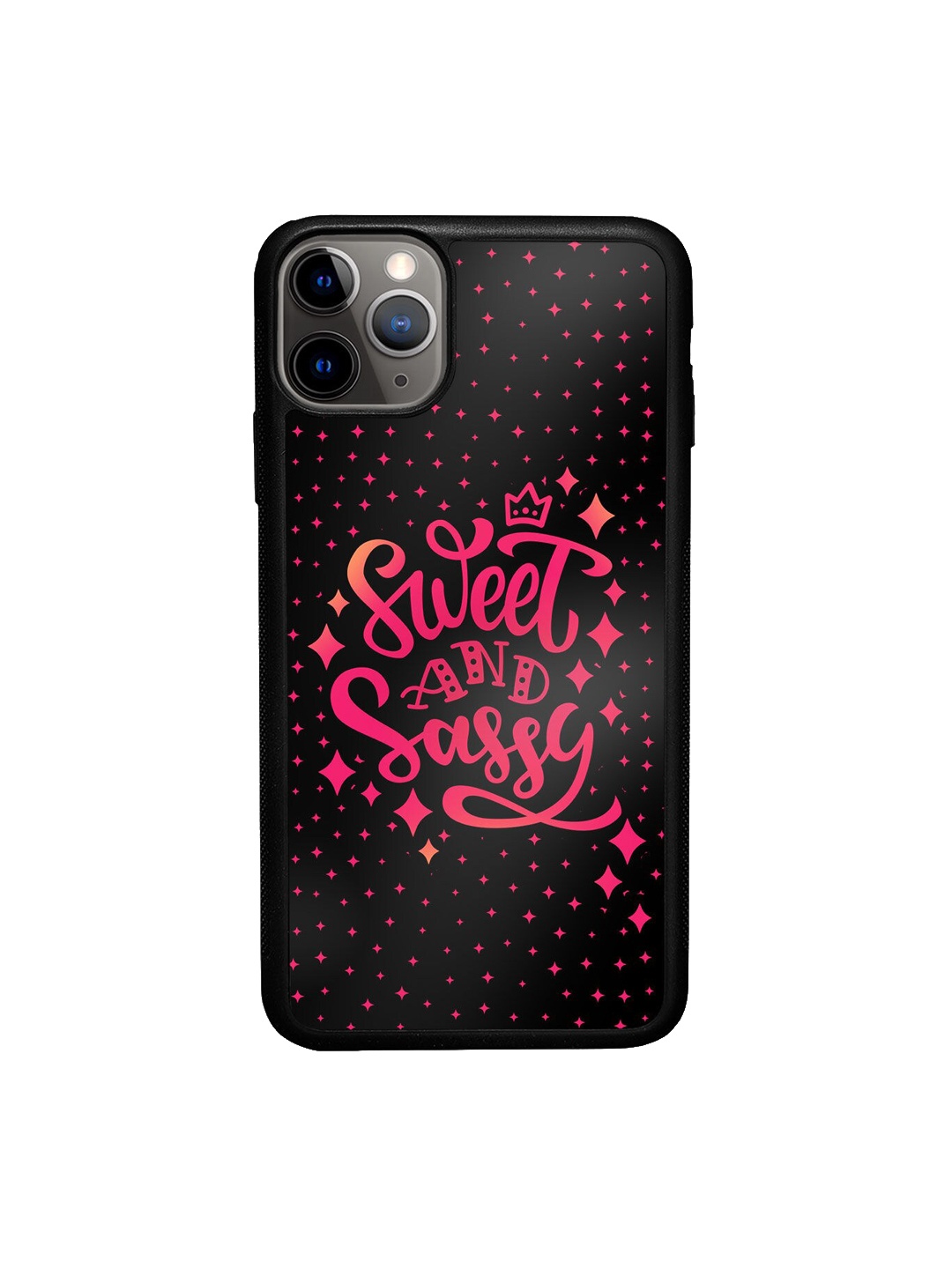 Macmerise Black Printed Sweet And Sassy Design iPhone 11 Pro Max Bumper Phone Back Case
Macmerise Black Printed Sweet And Sassy Design iPhone 11 Pro Max Bumper Phone Back Case