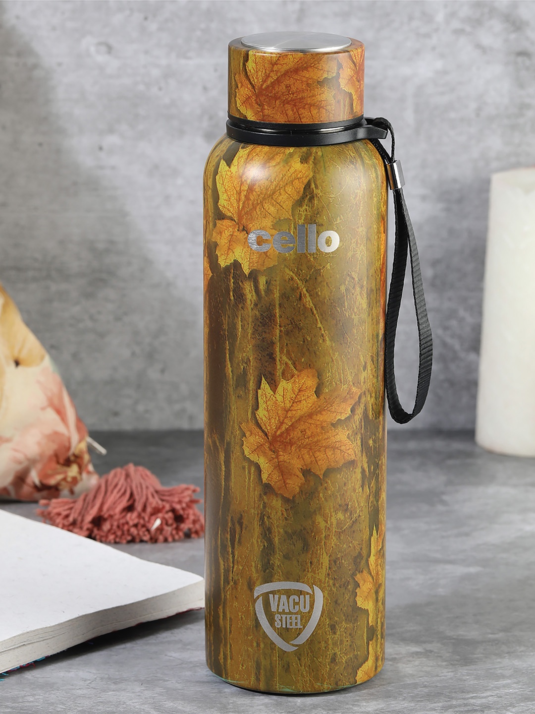Cello Copper Printed Duro Tuff Steel Series Deezee Kent Stainless Steel Water Bottle 900ML
Cello Copper Printed Duro Tuff Steel Series Deezee Kent Stainless Steel Water Bottle 900ML
