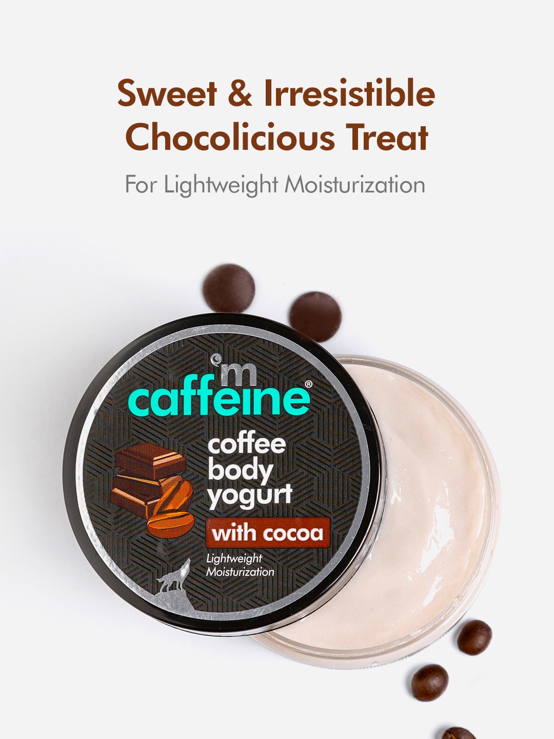 MCaffeine Quick Absorb Coffee Body Yogurt with Cocoa for Instant Hydration - 100 g, Black
MCaffeine Quick Absorb Coffee Body Yogurt with Cocoa for Instant Hydration - 100 g, Black