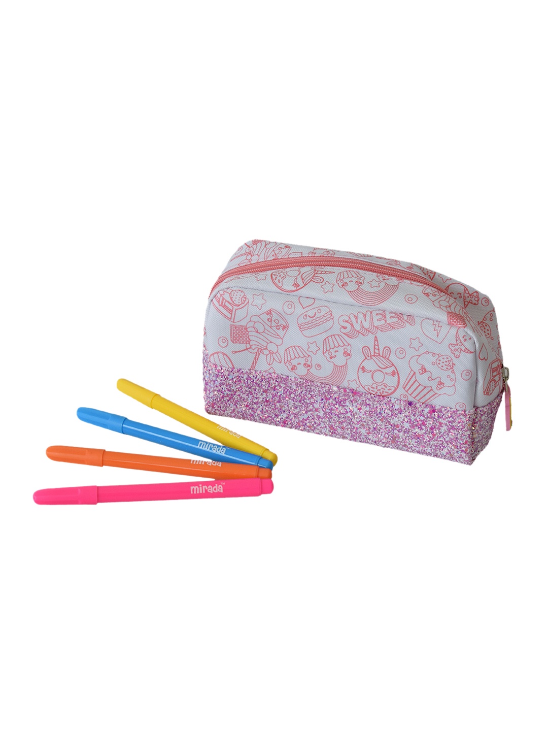 Mirada Kids Purple & Pink Wooden Pencil Case With Marker Art and Craft, White
Mirada Kids Purple & Pink Wooden Pencil Case With Marker Art and Craft, White