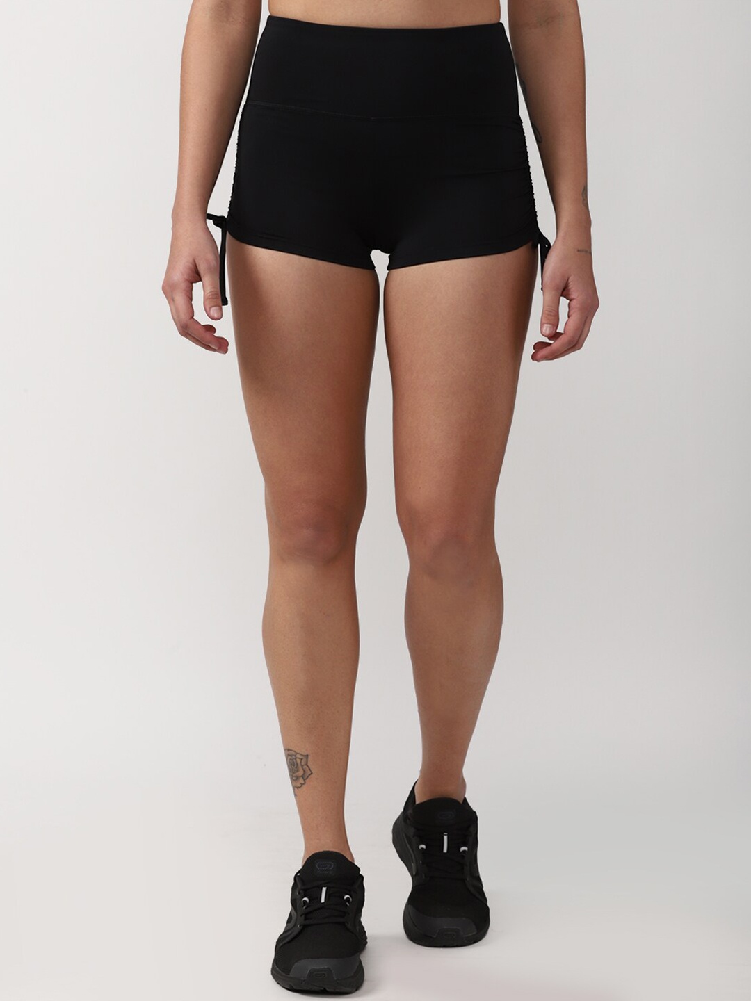FOREVER 21 Women Black Sports Shorts