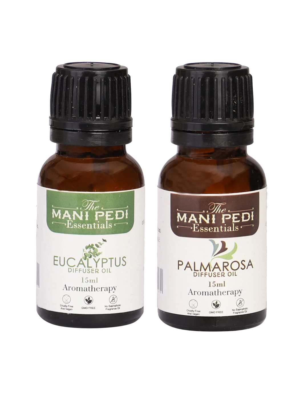 The Mani Pedi Essentials Set Of 2 Eucalyptus & Palmarosa Aroma Oil Diffusers 15ml, Brown
The Mani Pedi Essentials Set Of 2 Eucalyptus & Palmarosa Aroma Oil Diffusers 15ml, Brown