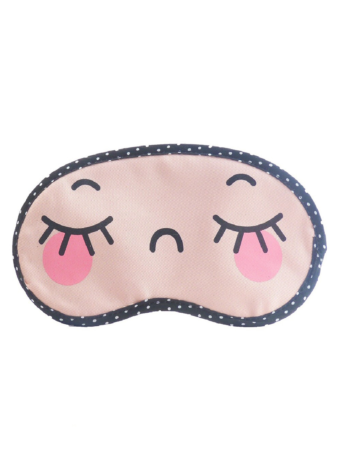 JENNA Printed Sleeping Eye Shade Mask, Pink 
JENNA Printed Sleeping Eye Shade Mask, Pink