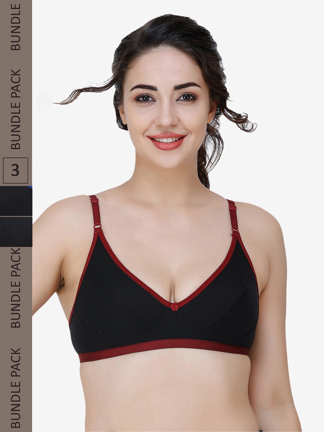 Docare Maroon & Pink Bra