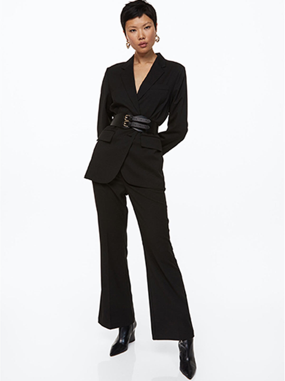 H&M Women Black Waist Belt