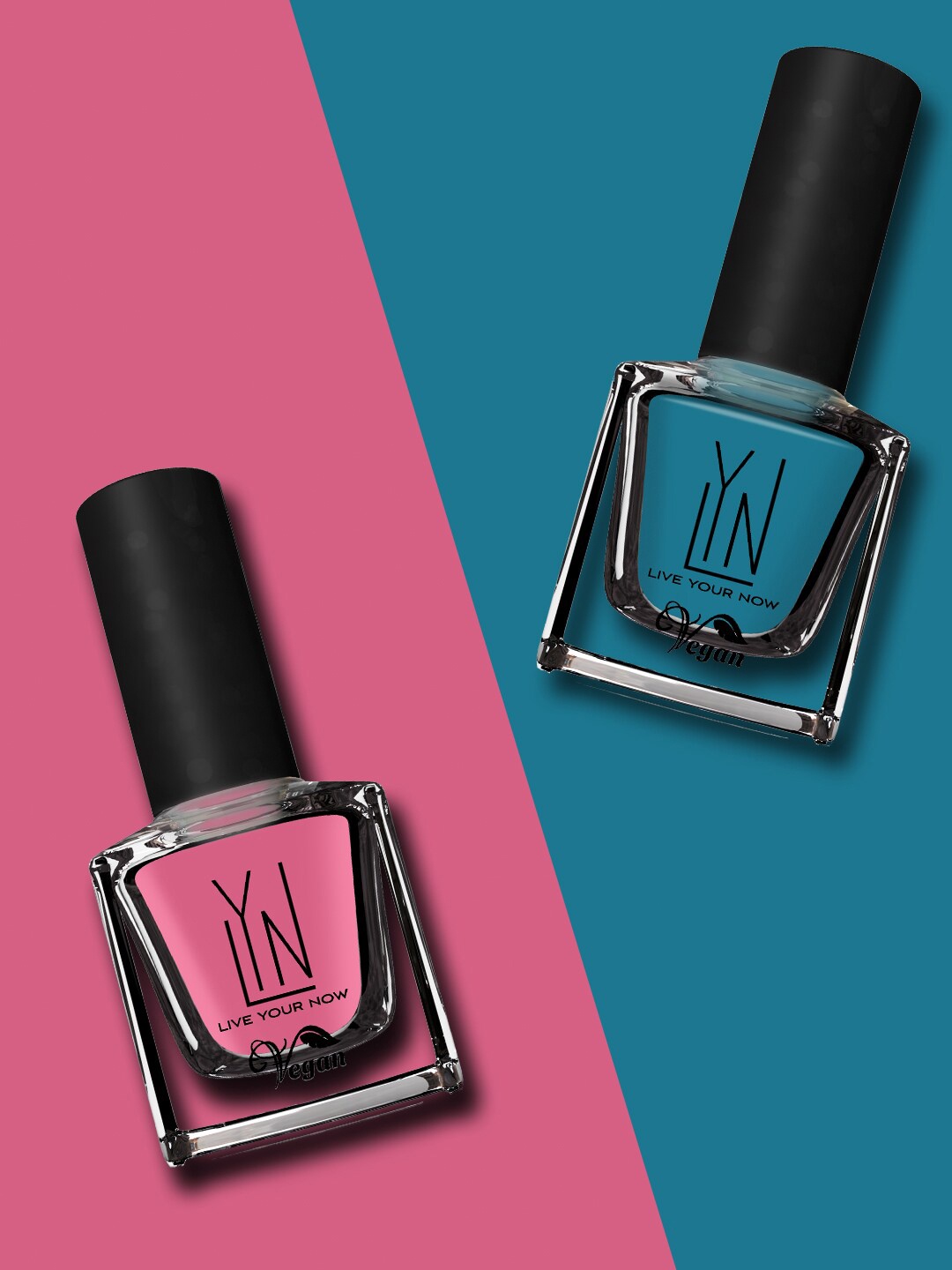 LYN LIVE YOUR NOW Pack of 2 Vegan Cruelty-Free Nail Polish 16ml - Genie in a Bottle & Cherry Blossom, Pink
LYN LIVE YOUR NOW Pack of 2 Vegan Cruelty-Free Nail Polish 16ml - Genie in a Bottle & Cherry Blossom, Pink