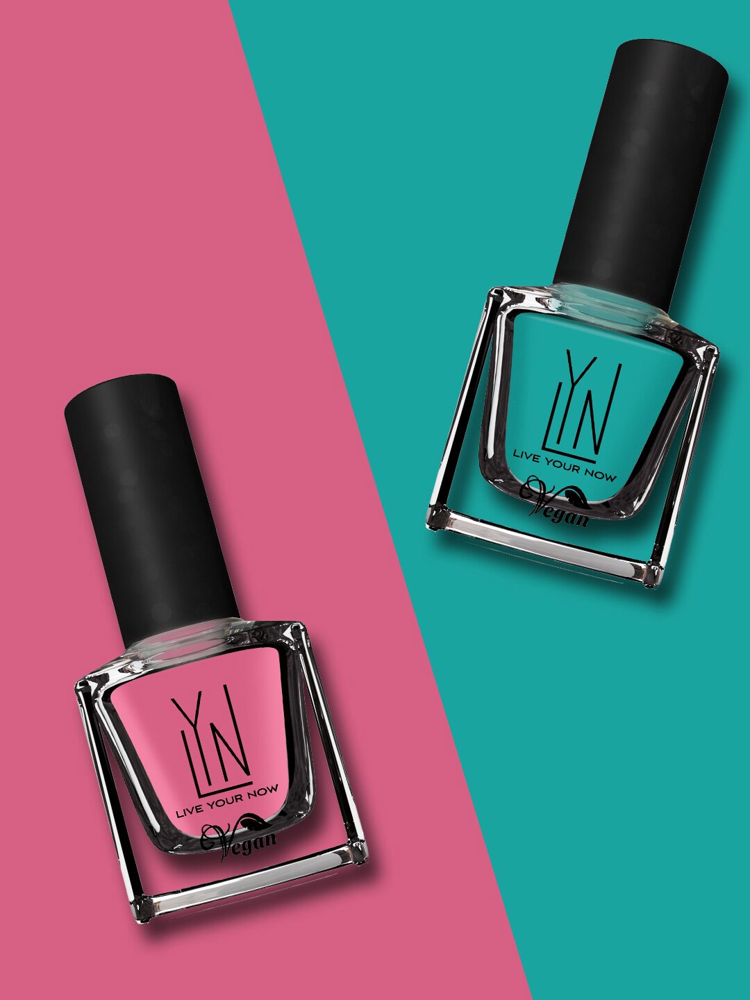 LYN LIVE YOUR NOW Pack of 2 Vegan Cruelty-Free Nail Polish 16ml - Cool Dive & Cherry Blossom, Na
LYN LIVE YOUR NOW Pack of 2 Vegan Cruelty-Free Nail Polish 16ml - Cool Dive & Cherry Blossom, Na