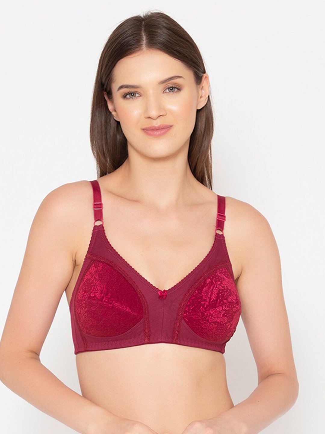 GROVERSONS Paris Beauty M Frame Non-Padded Super Support Classic Lace Bra, Maroon
GROVERSONS Paris Beauty M Frame Non-Padded Super Support Classic Lace Bra, Maroon