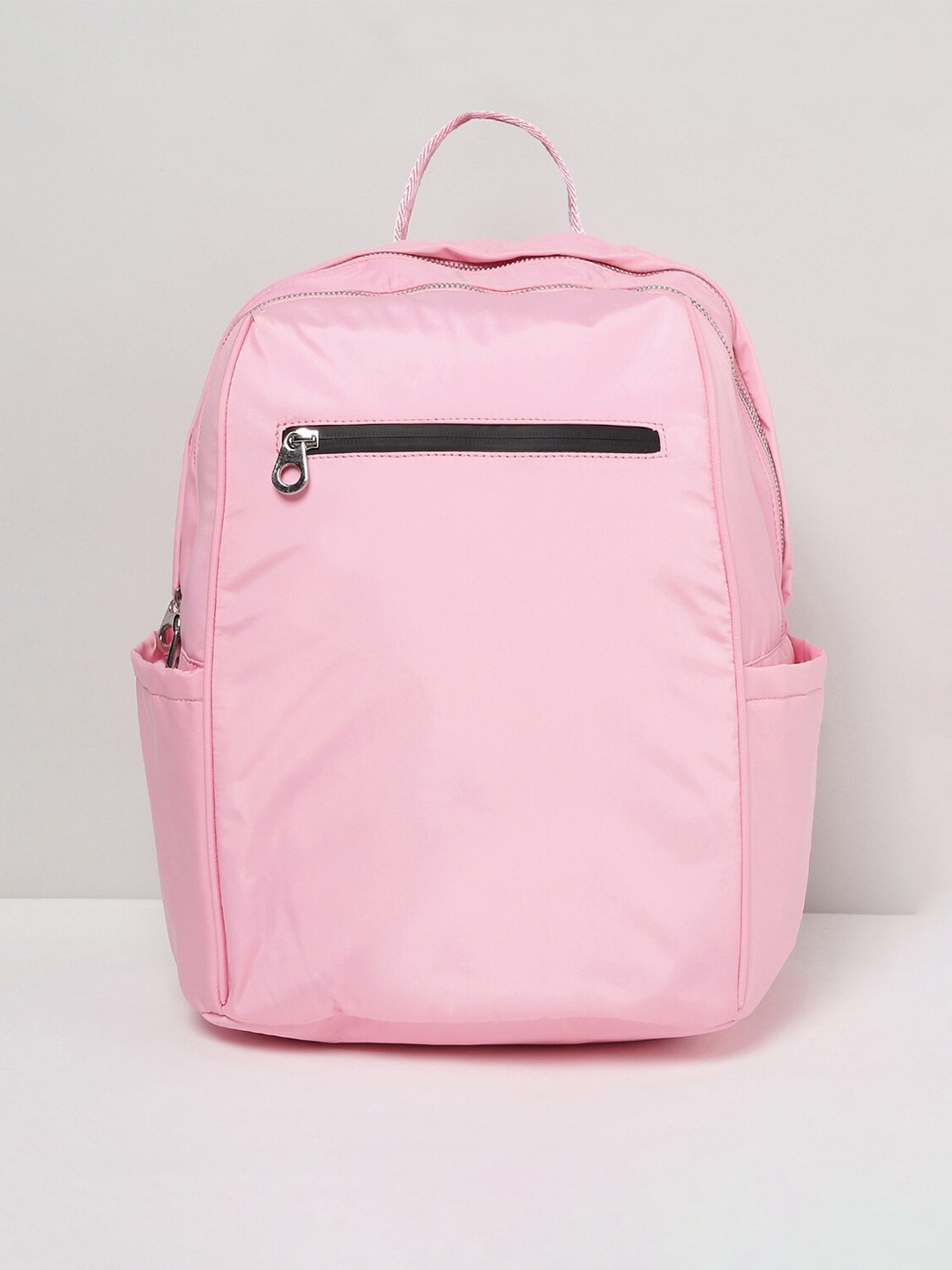 max Women Pink & Black Backpack