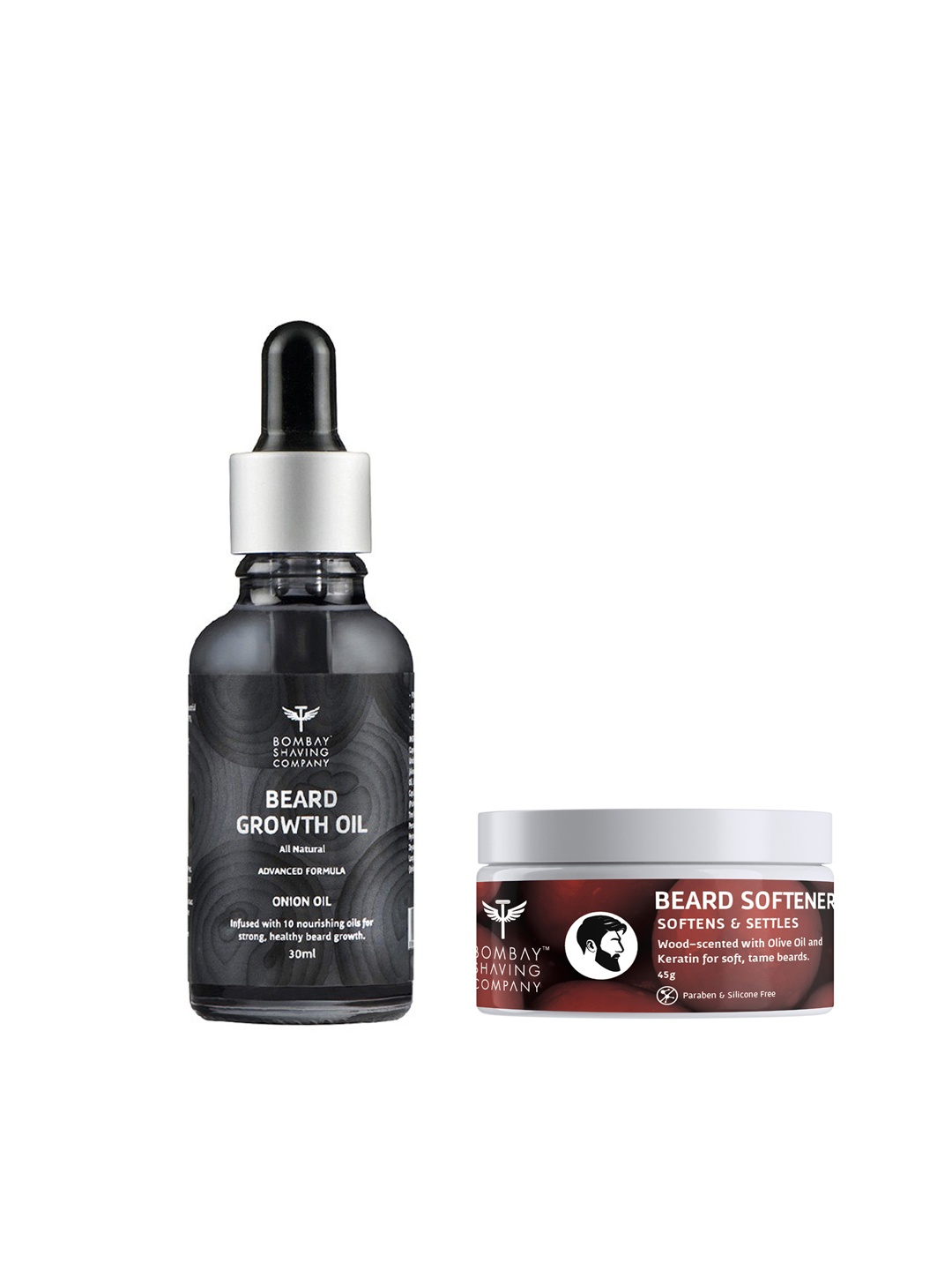 Bombay Shaving Company Set of Beard Growth Oil 30 ml + Beard Softener Balm 45 g, Black
Bombay Shaving Company Set of Beard Growth Oil 30 ml + Beard Softener Balm 45 g, Black