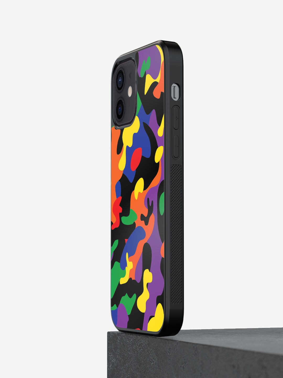 macmerise Black & Purple Camouflage Print Rubber iPhone12 Mini Phone Back Case, Orange
macmerise Black & Purple Camouflage Print Rubber iPhone12 Mini Phone Back Case, Orange