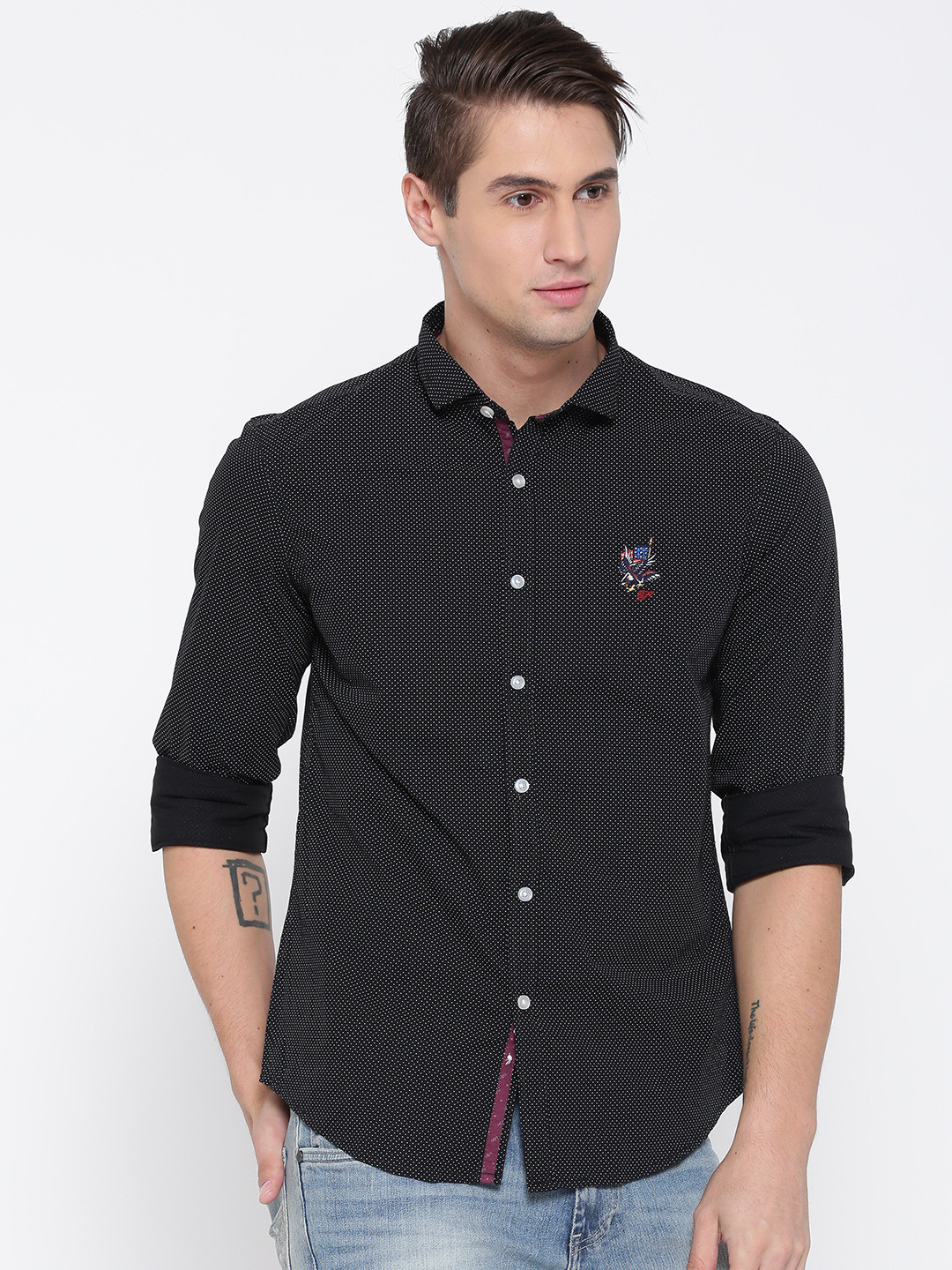 Ed Hardy Men Black Printed Casual Shirt
Ed Hardy Men Black Printed Casual Shirt