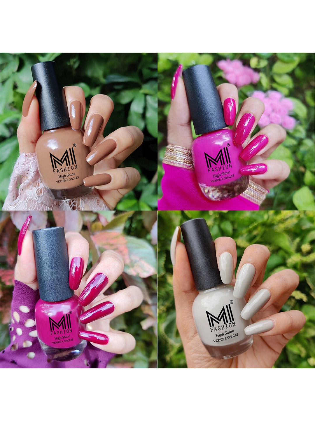 MI FASHION Set Of 4 Ultra High Glass HD 3D Shine Long Lasting Nail Polish 60 ML, Nude
MI FASHION Set Of 4 Ultra High Glass HD 3D Shine Long Lasting Nail Polish 60 ML, Nude