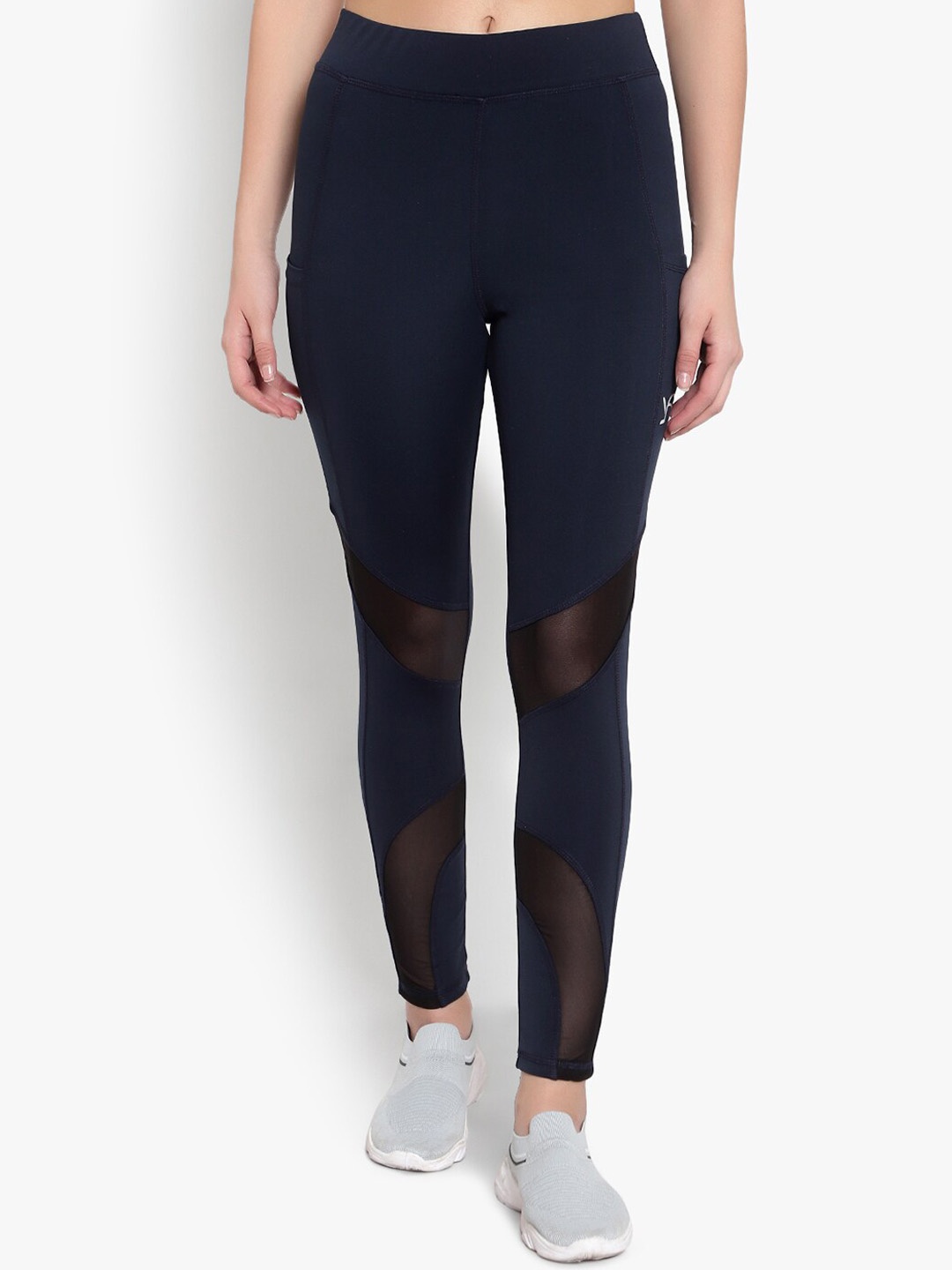 YOU FOREVER Women Navy Blue Mesh Detail Patterned Ankle-Length Rapid Dry Sportswear Tights
YOU FOREVER Women Navy Blue Mesh Detail Patterned Ankle-Length Rapid Dry Sportswear Tights