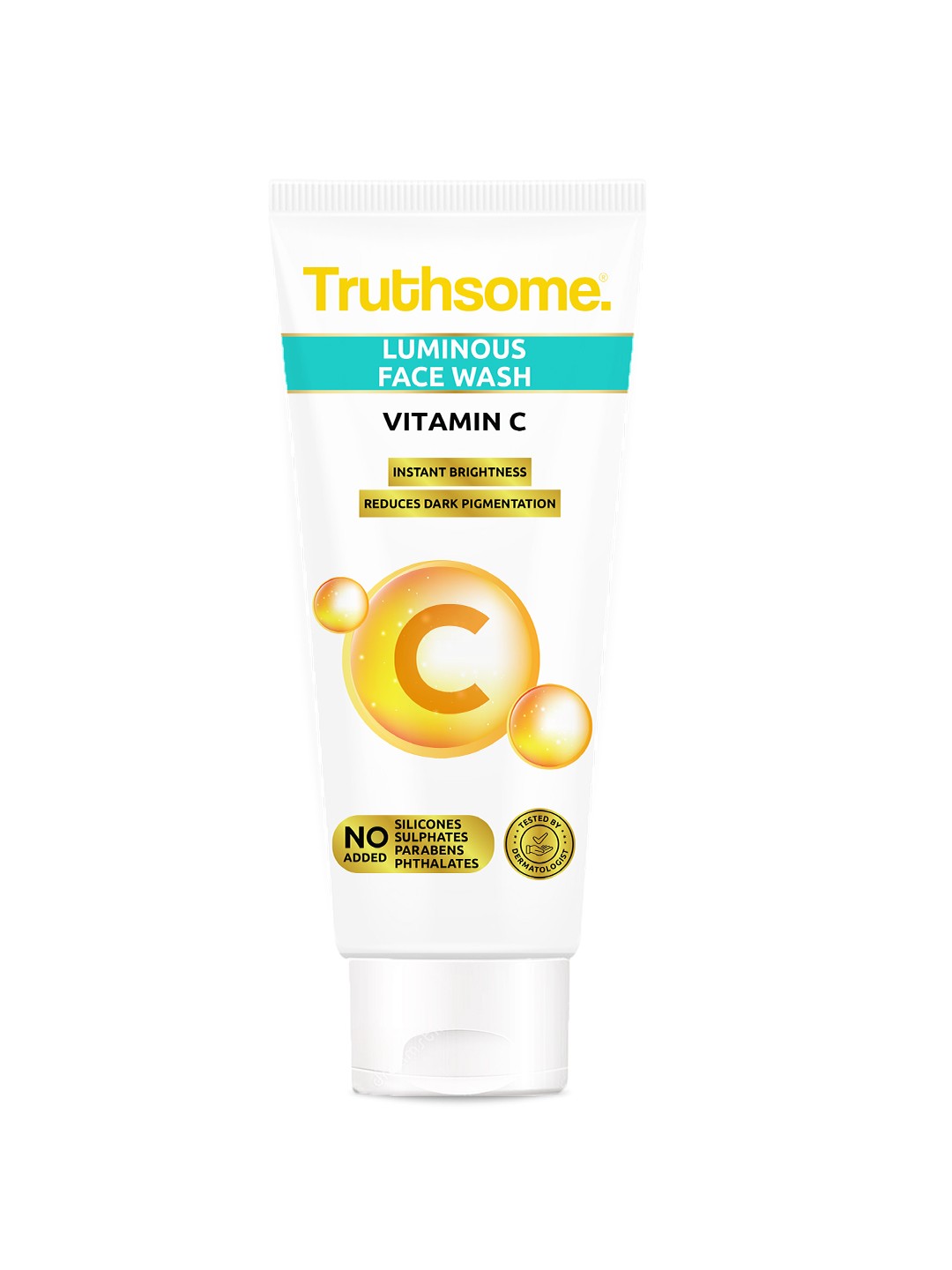 Truthsome. Luminous Face Wash with Vitamin C for Instant Brightness - 100 ml, White
Truthsome. Luminous Face Wash with Vitamin C for Instant Brightness - 100 ml, White