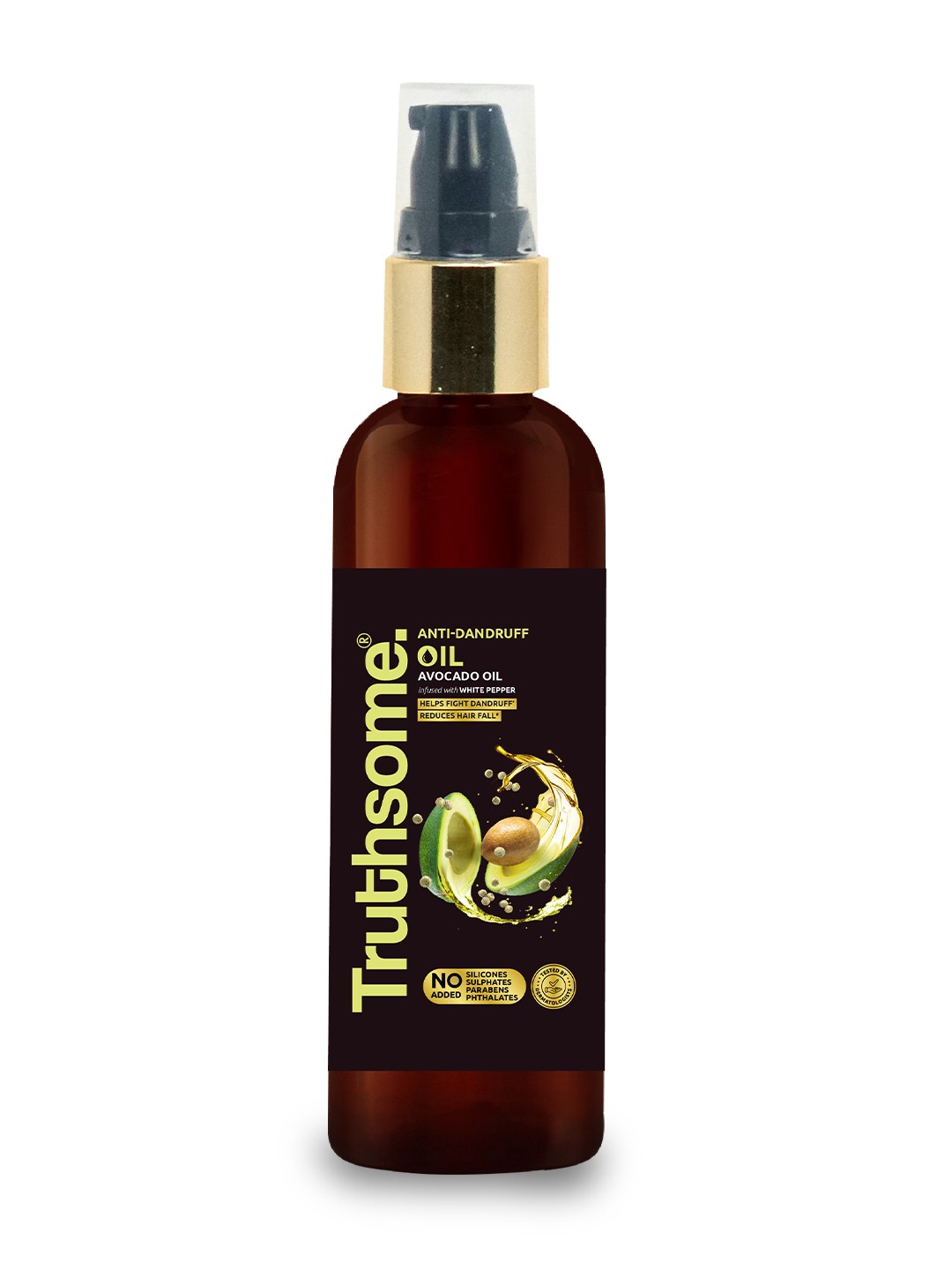 Truthsome. Anti-Dandruff Avocado Hair Oil for Preventing Dandruff & Itching - 200 ml, Brown
Truthsome. Anti-Dandruff Avocado Hair Oil for Preventing Dandruff & Itching - 200 ml, Brown