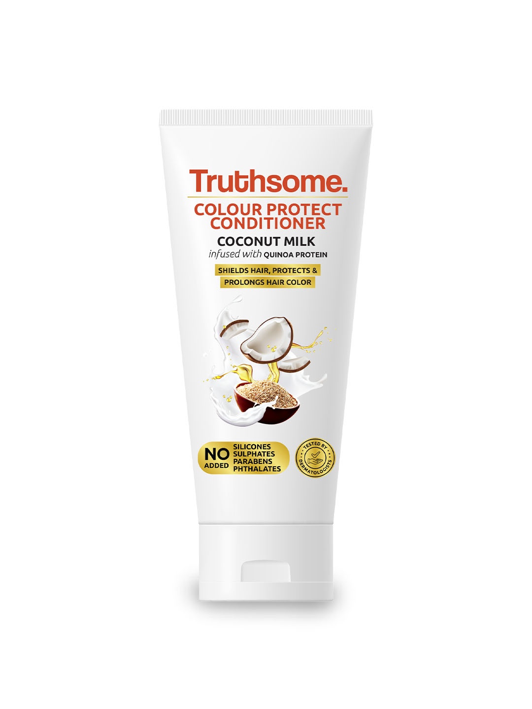 Truthsome. Color Protect Coconut Milk Conditioner for Prolonging Hair Color - 150 ml, White
Truthsome. Color Protect Coconut Milk Conditioner for Prolonging Hair Color - 150 ml, White