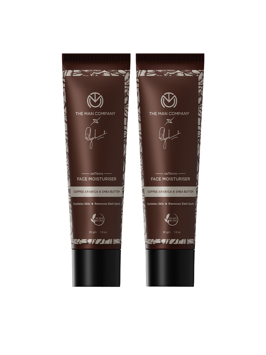 THE MAN COMPANY Men Set Of 2 Caffeine Face Moisturizer For Soft & Supple Skin - 30 gm Each, White
THE MAN COMPANY Men Set Of 2 Caffeine Face Moisturizer For Soft & Supple Skin - 30 gm Each, White