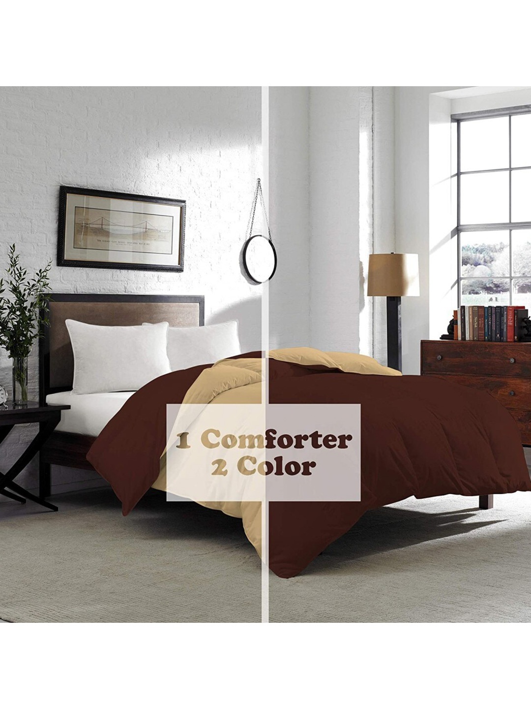 CURIOUS LIFESTYLE Brown & Peach Microfiber Heavy Winter 200 GSM Single Bed Comforter
CURIOUS LIFESTYLE Brown & Peach Microfiber Heavy Winter 200 GSM Single Bed Comforter