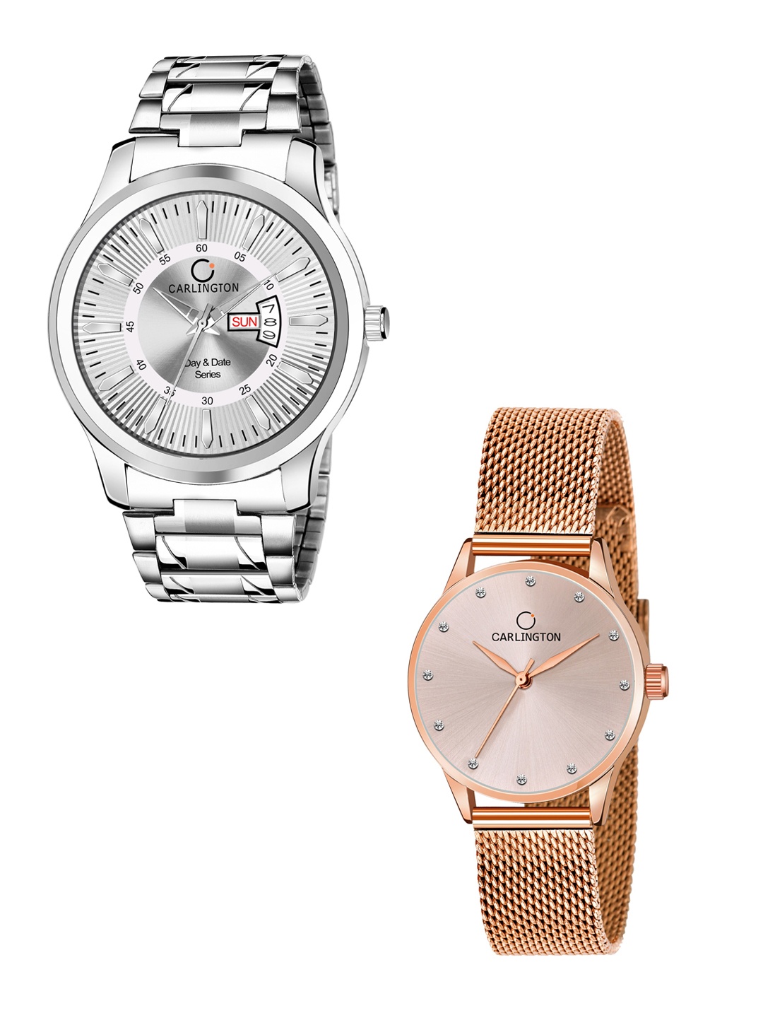 CARLINGTON Unisex Multicoloured Dial & Multicoloured Leather Bracelet Style Straps Analogue Watch Combo, Silver
CARLINGTON Unisex Multicoloured Dial & Multicoloured Leather Bracelet Style Straps Analogue Watch Combo, Silver