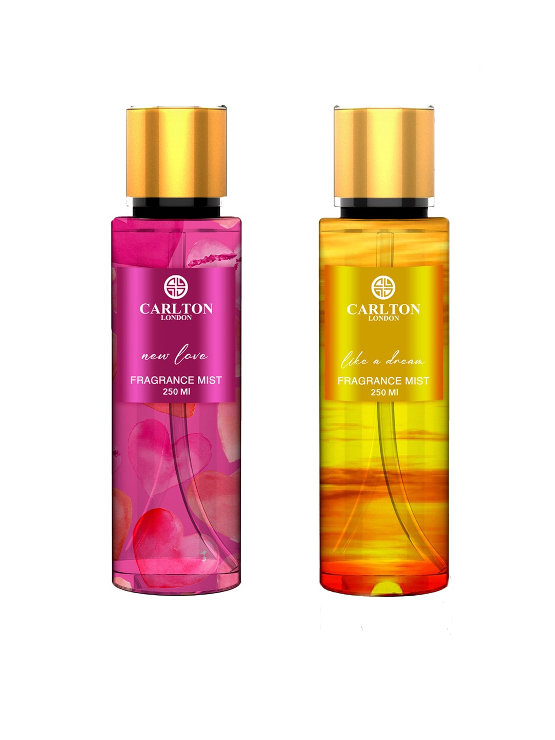 Carlton London Set of 2 Fragrance Body Mists 250ml Each - Like A Dream + New Love, Pink
Carlton London Set of 2 Fragrance Body Mists 250ml Each - Like A Dream + New Love, Pink