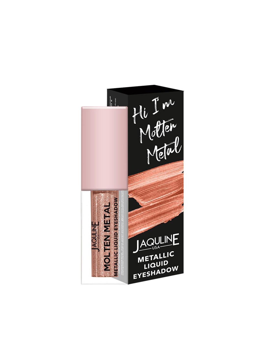 Jaquline USA Pro Stroke Molten Metal Liquid Eye Shadow 4.5ml - Rose Gold Glow, Pink
Jaquline USA Pro Stroke Molten Metal Liquid Eye Shadow 4.5ml - Rose Gold Glow, Pink