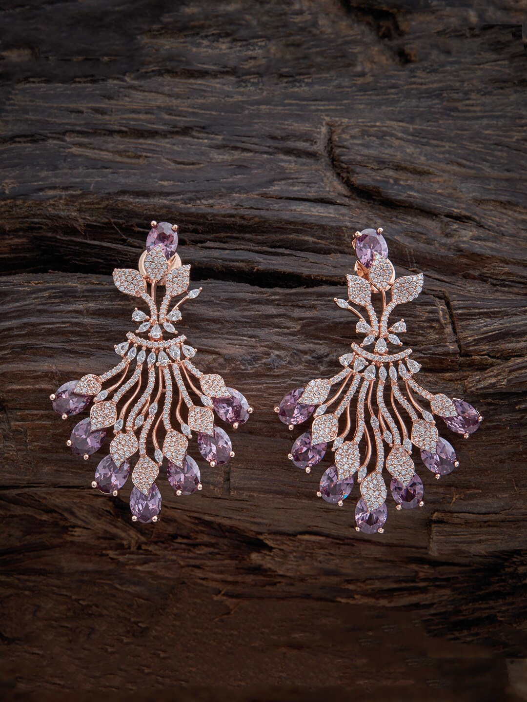 Kushal's Fashion Jewellery Lavender & White Rose Gold-Plated Contemporary Drop Earrings
Kushal's Fashion Jewellery Lavender & White Rose Gold-Plated Contemporary Drop Earrings