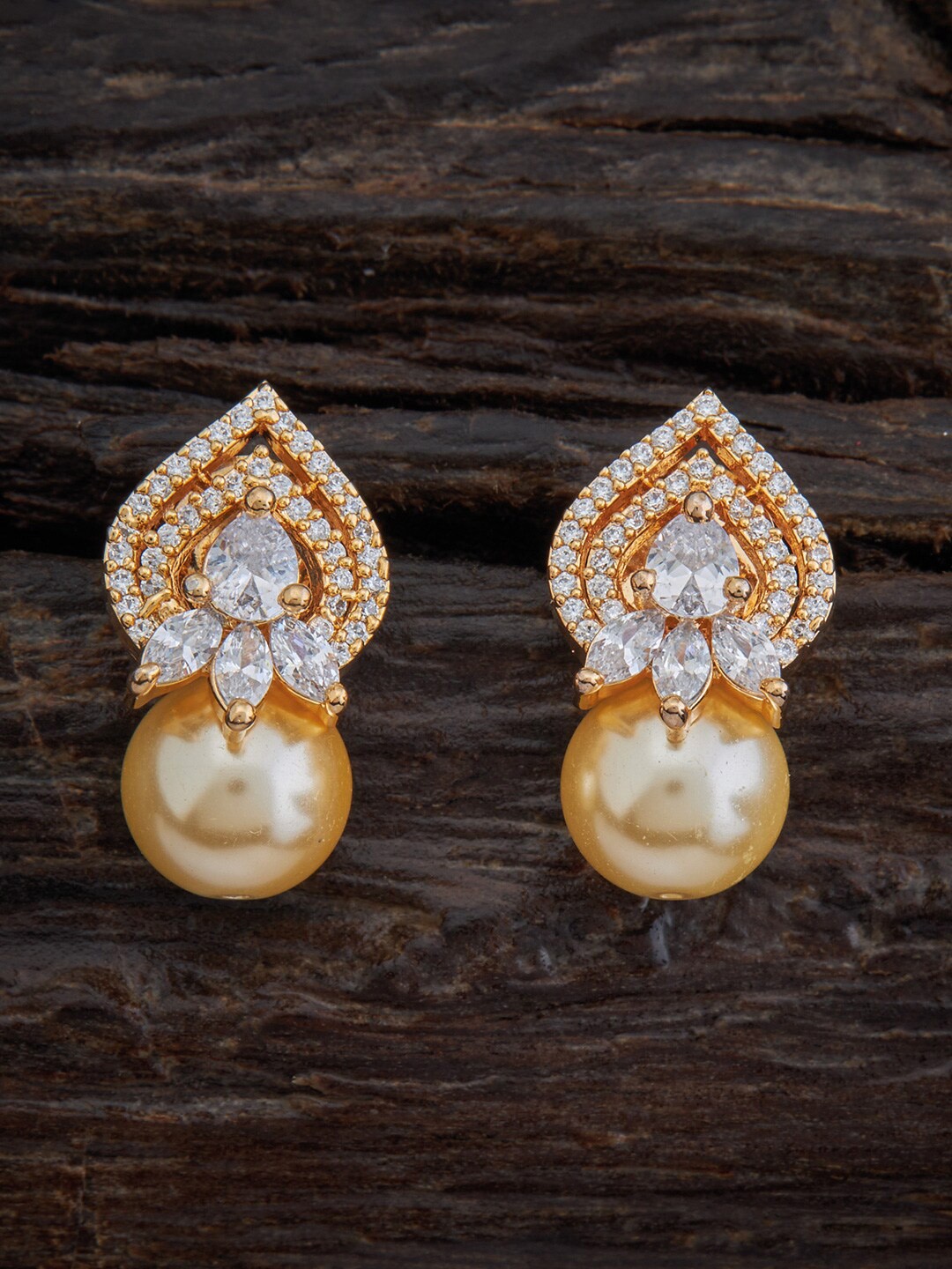 Kushal's Fashion Jewellery White & Gold-Plated Cubic Zirconia Spherical Drop Earrings
Kushal's Fashion Jewellery White & Gold-Plated Cubic Zirconia Spherical Drop Earrings