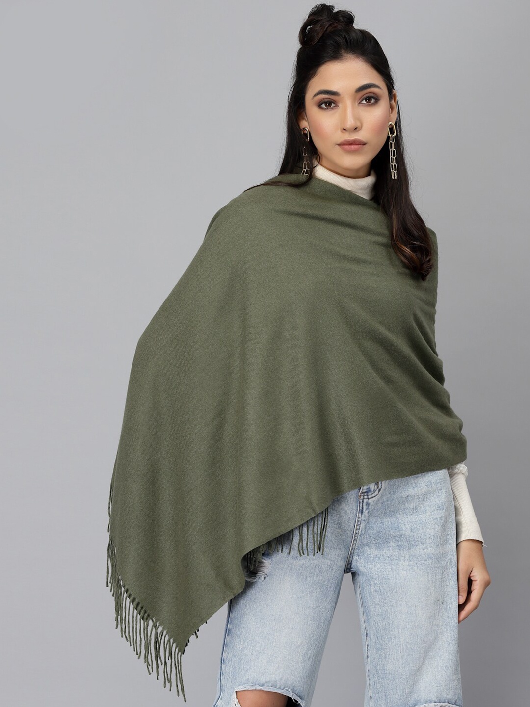 Mafadeny Women Green Stole