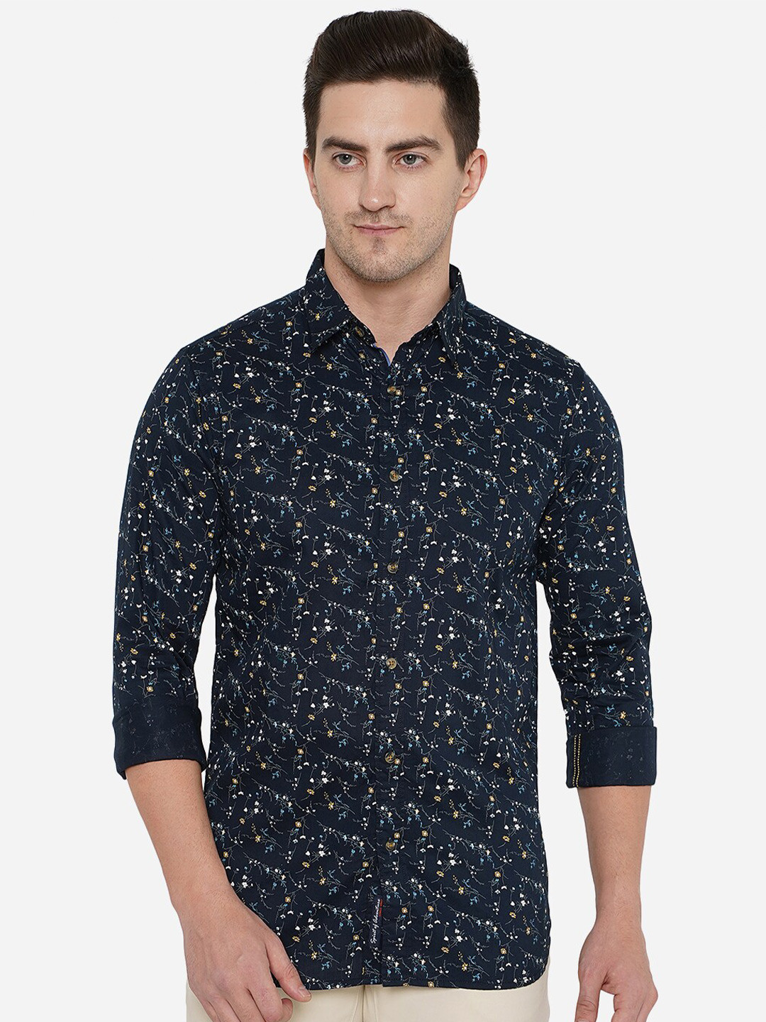 JADE BLUE Classic Slim Fit Floral Printed Cotton Casual Shirt
JADE BLUE Classic Slim Fit Floral Printed Cotton Casual Shirt